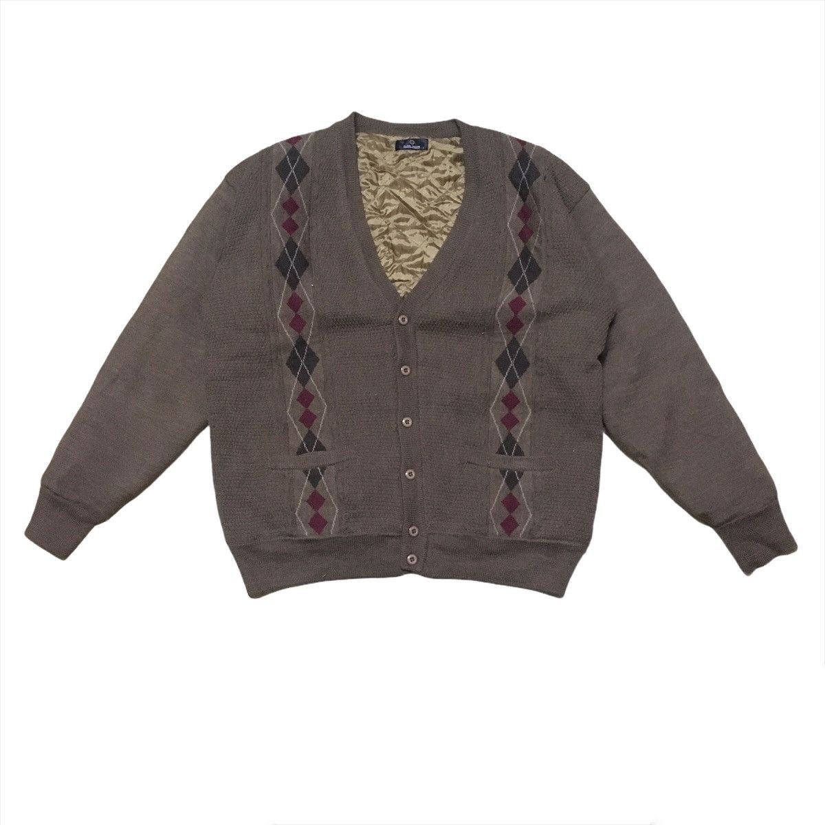 Japanese Brand Alain Delon Poncho Sweater Cardigan Style Size US XL / EU 56 / 4 - 1 Thumbnail