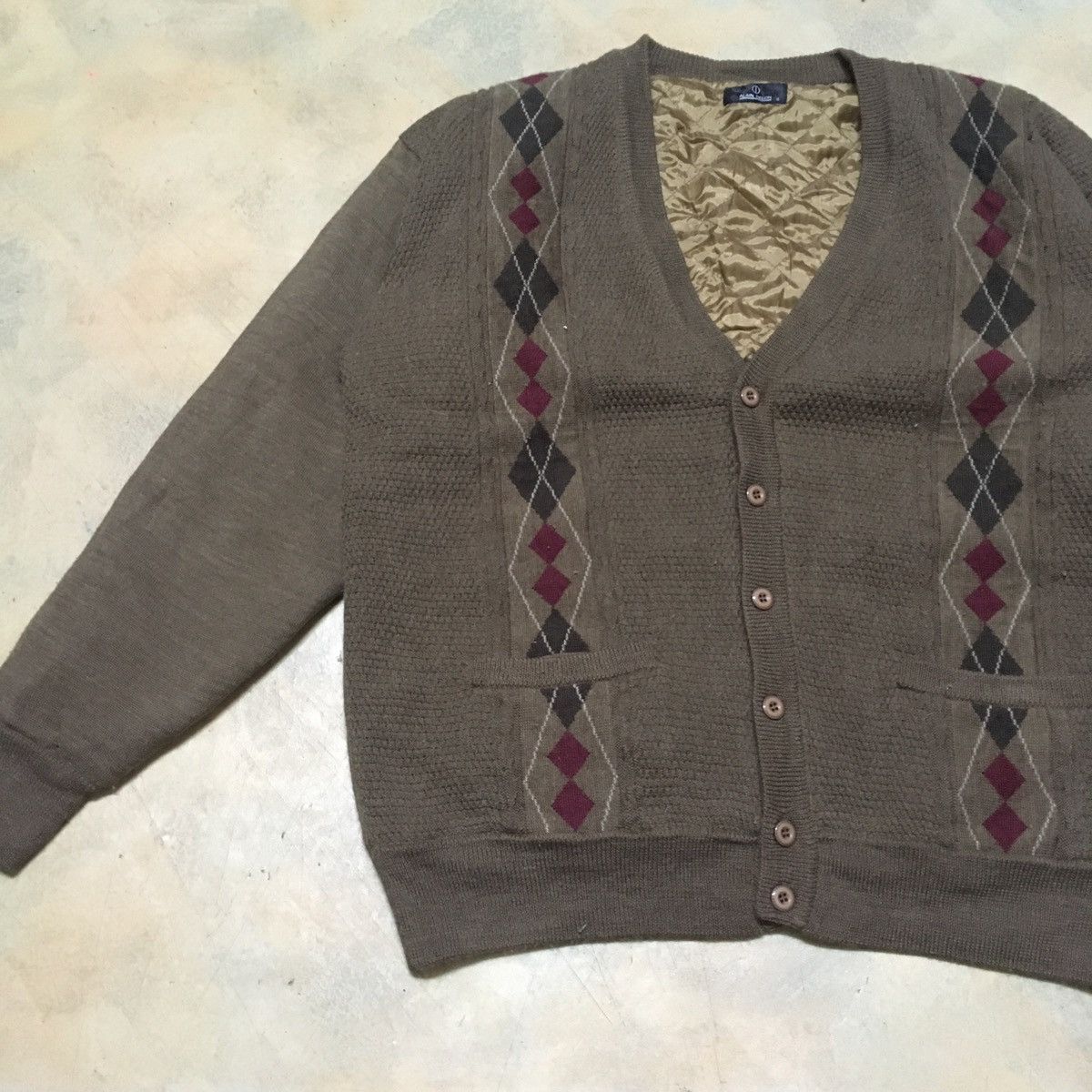 Japanese Brand Alain Delon Poncho Sweater Cardigan Style Size US XL / EU 56 / 4 - 2 Thumbnail