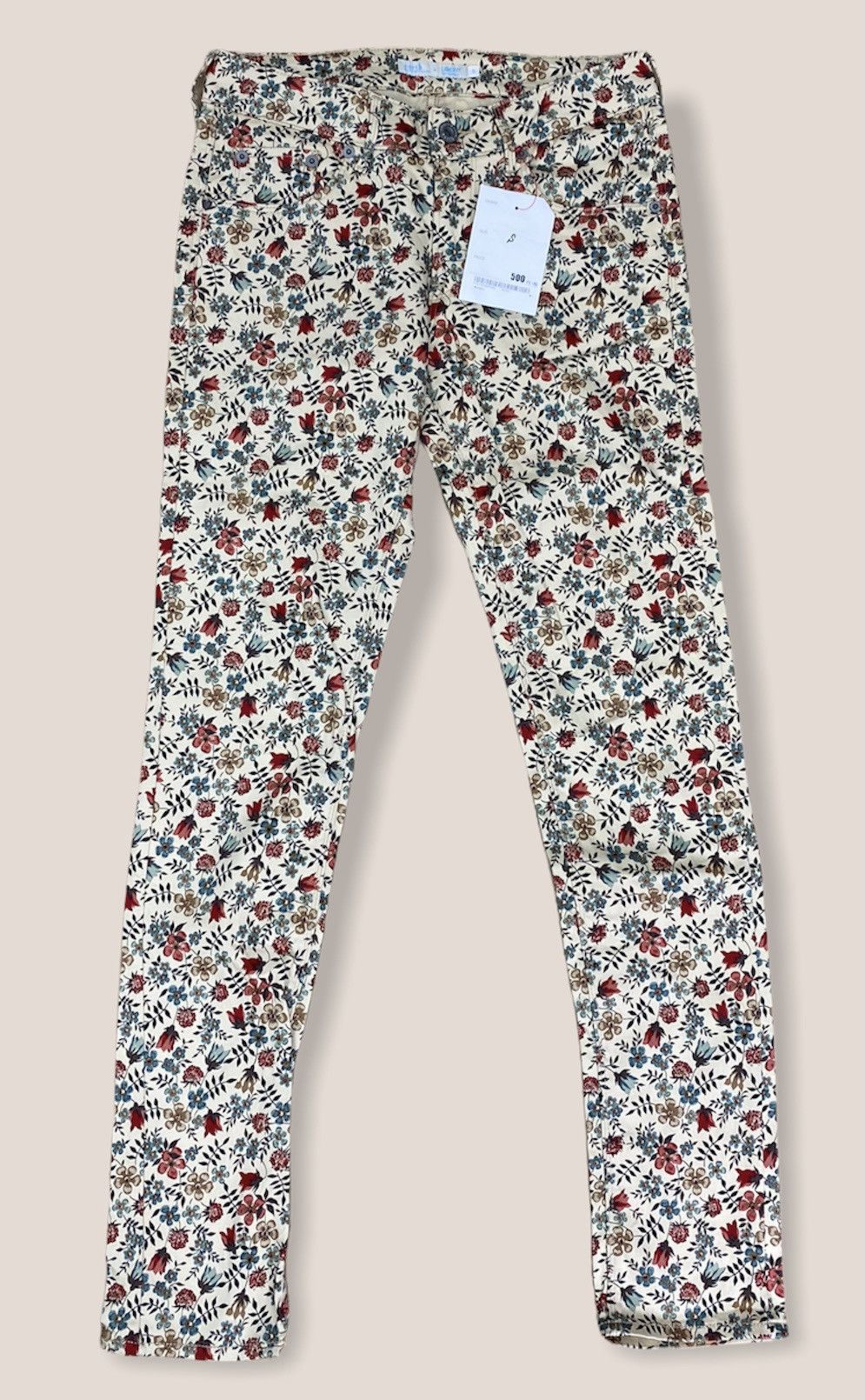 LIBERTO PARIS Tartan Baggy Punk Streetwear Denim Cargo Pant