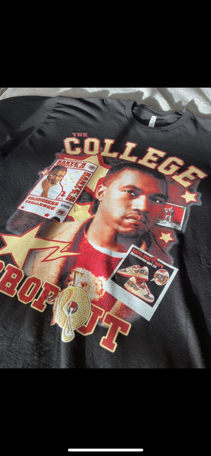 Darien Bruze Kanye West College Drop-Out T Shirt Size US XXL / EU 58 / 5 - 3 Thumbnail