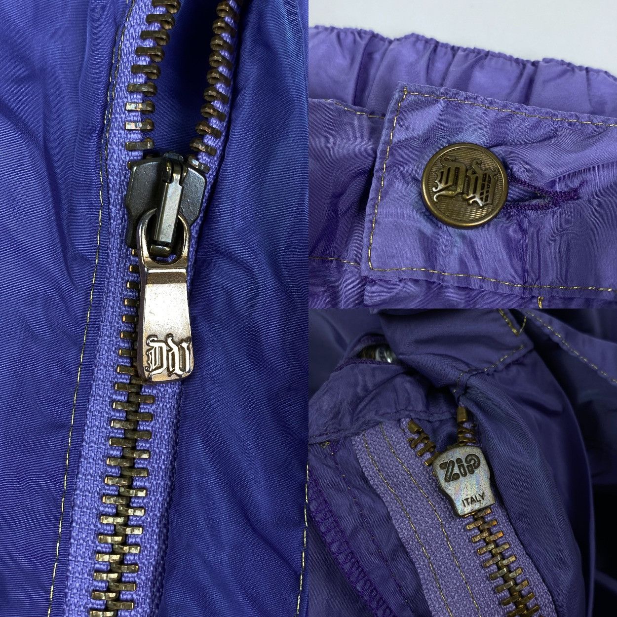 Versace RARE RUNWAY VERSACE DV Nylon Shimmer Pants Size US 34 / EU 50 - 10 Thumbnail