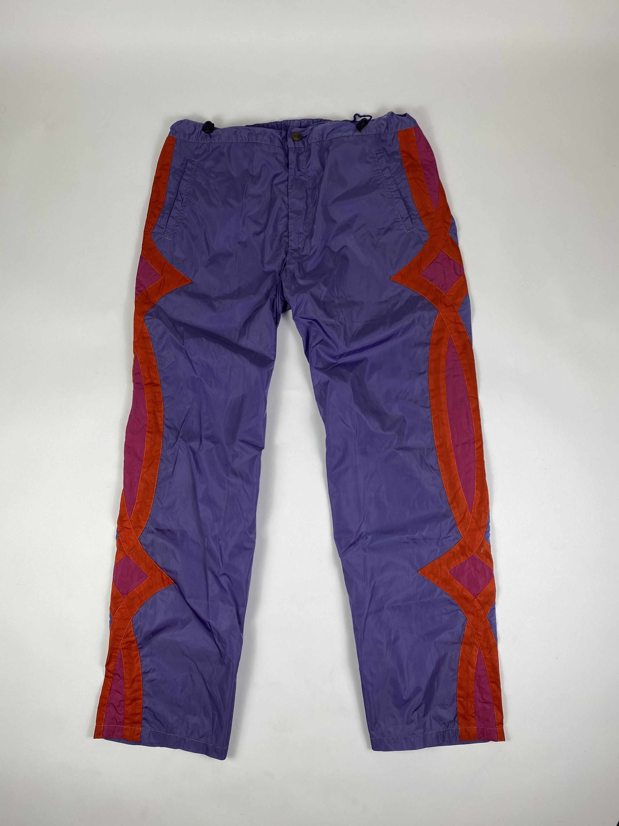 Versace RARE RUNWAY VERSACE DV Nylon Shimmer Pants Size US 34 / EU 50 - 2 Thumbnail