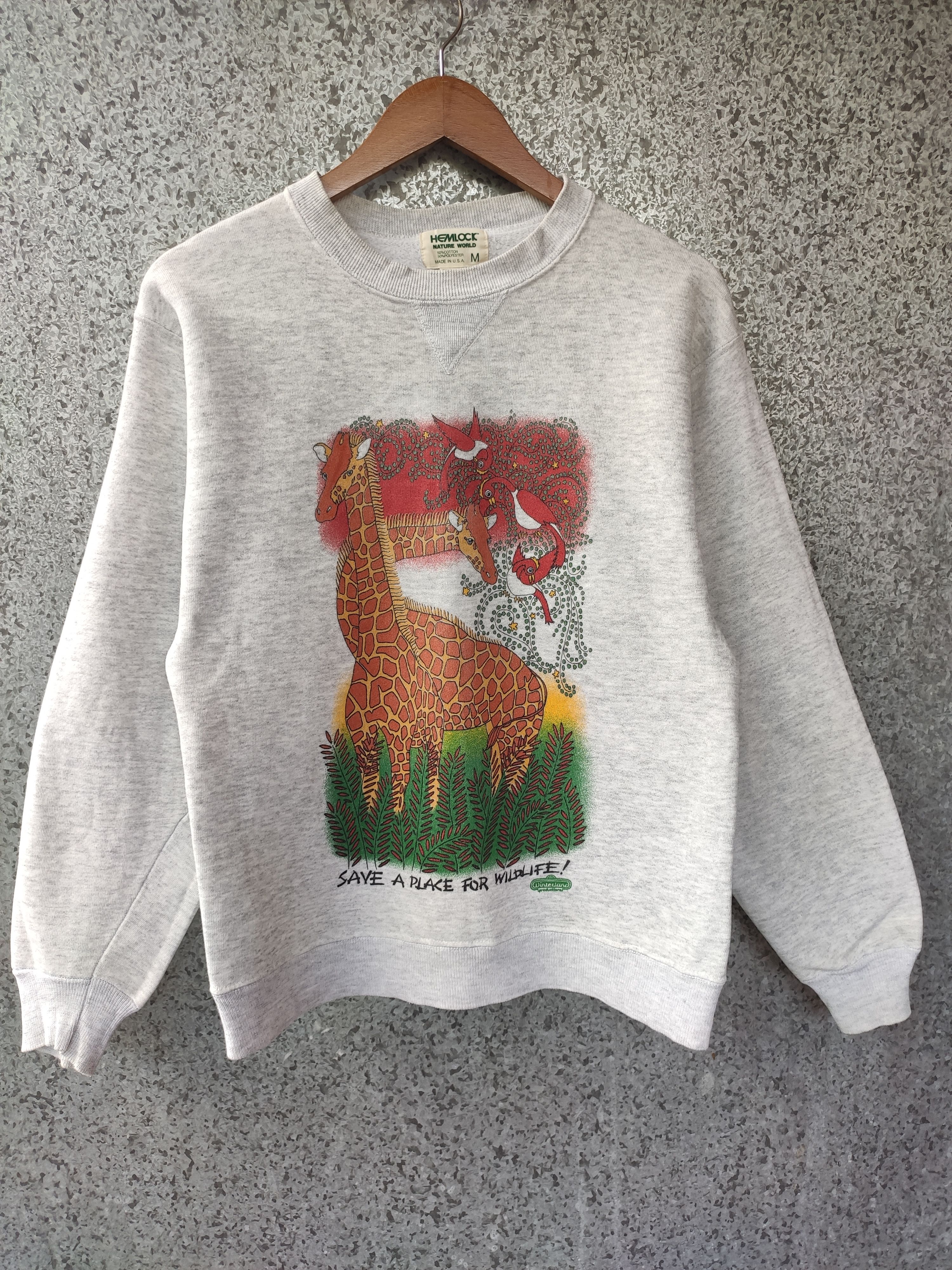 Habitat Vintage 80s Vintage Hemlock Nature World Sweatshirt Size US S / EU 44-46 / 1 - 1 Thumbnail