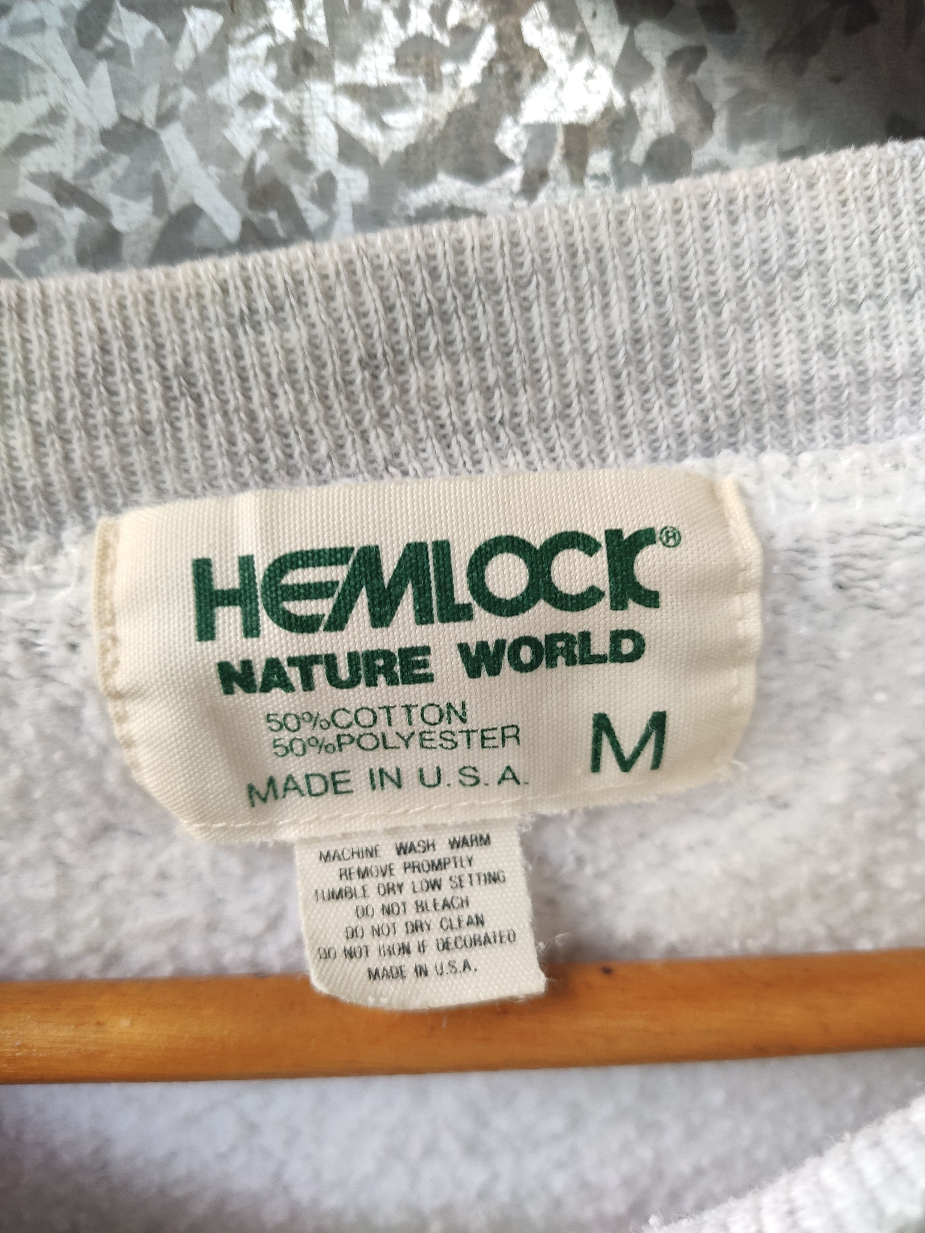 Habitat Vintage 80s Vintage Hemlock Nature World Sweatshirt Size US S / EU 44-46 / 1 - 6 Thumbnail