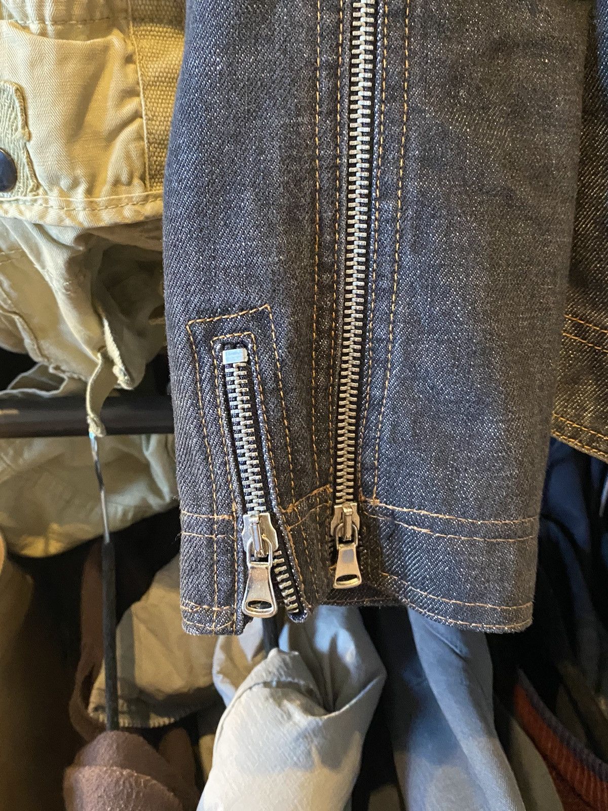 Dolce & Gabbana Dolce gabbana archive denim jacket multi zip 