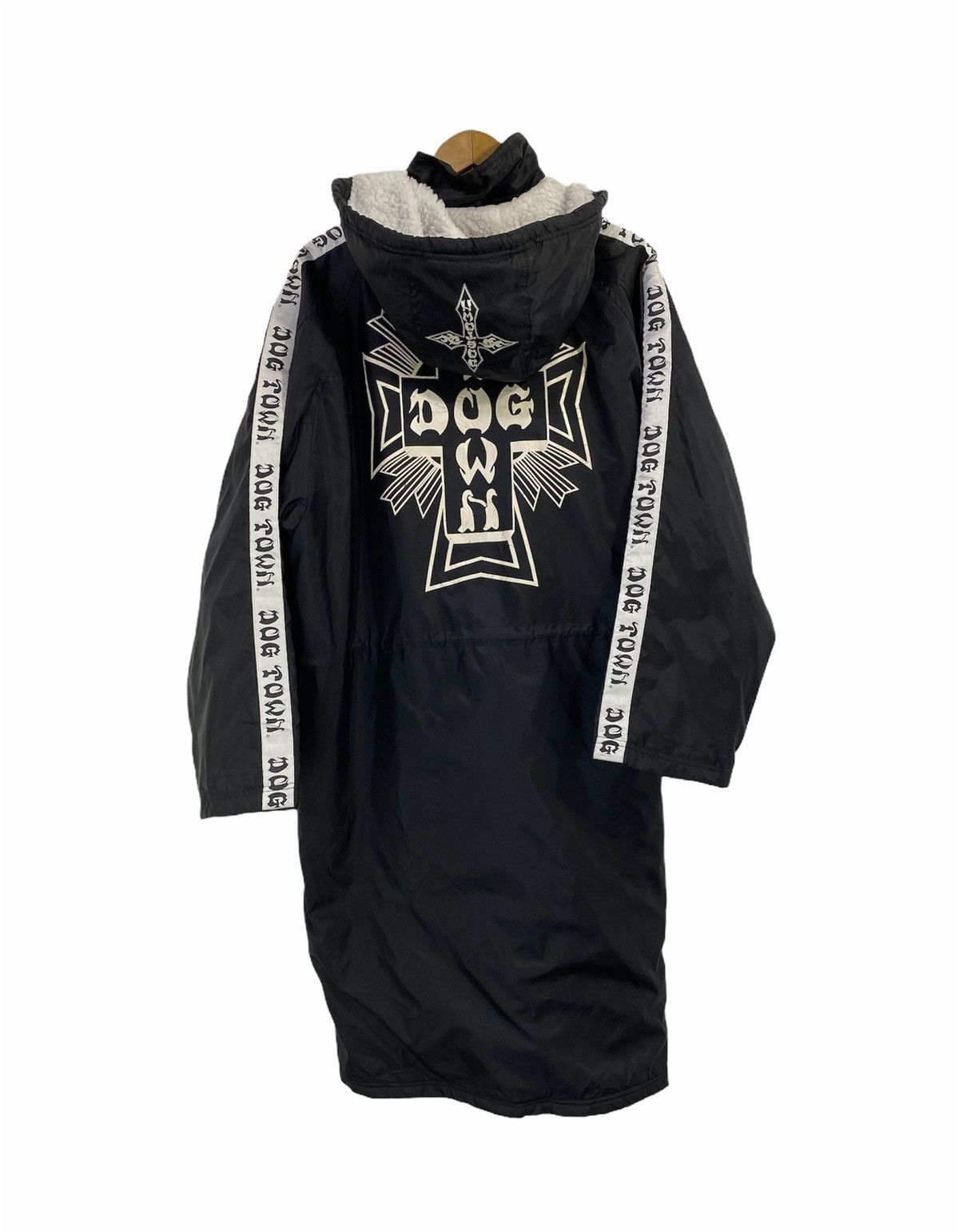 Vintage Dogtown Long Jacket Big Logo Design Skate