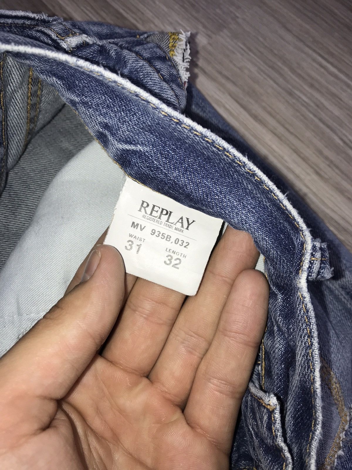 Japanese Brand BLUE / JAPANESE BRAND / JEANS replay Size US 32 / EU 48 - 3 Thumbnail