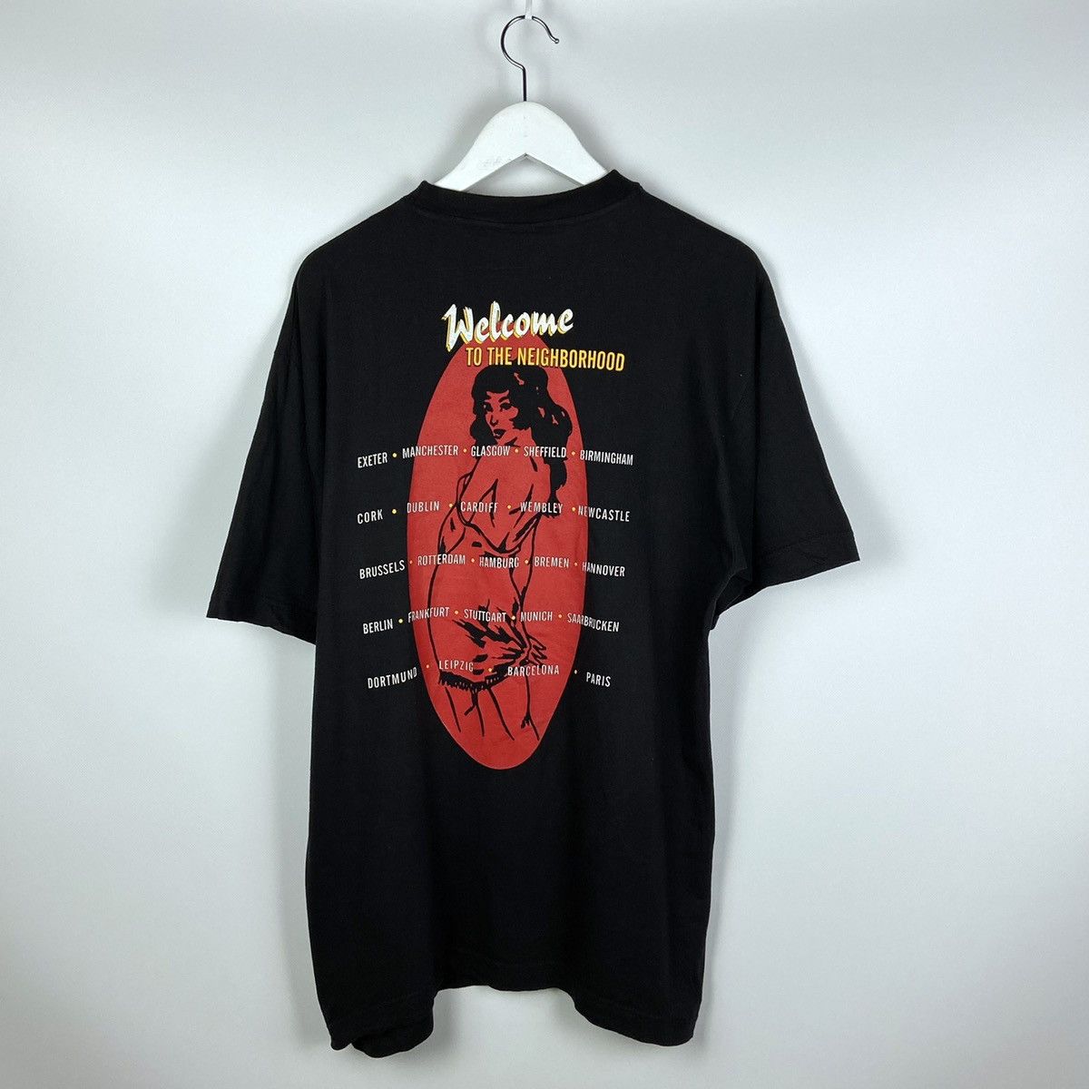 Meatloaf Welcome outlets to the Neighborhood T-Shirt Black XL Vintage