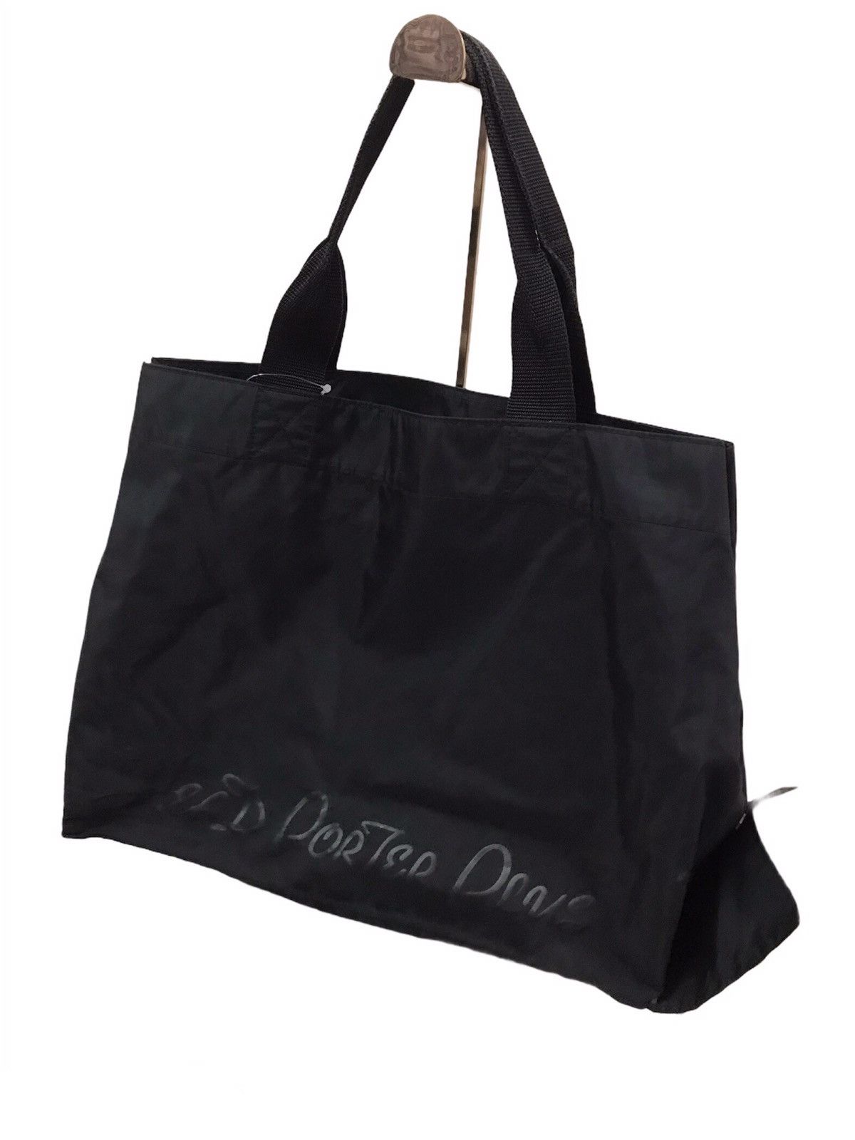 Authentic Head Porter Plus Big logo Tote Beg Black