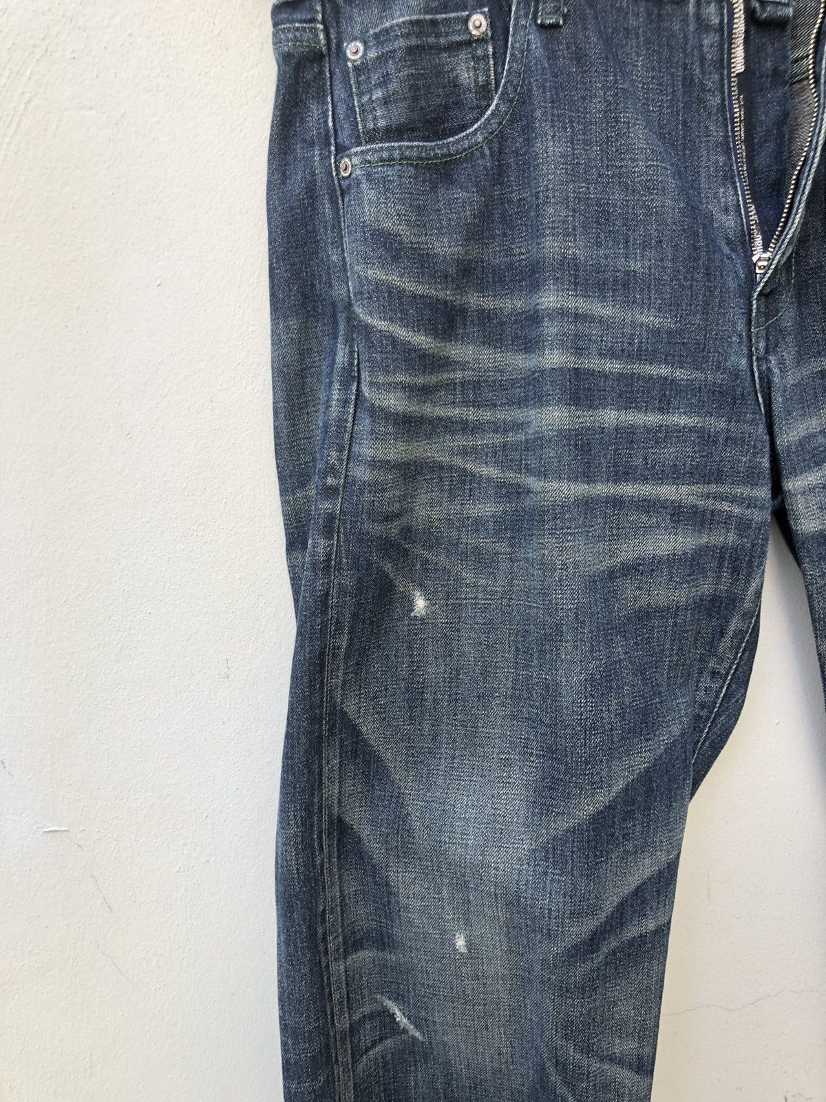 Neighborhood Neighborhood Japan Ripped Selvedge Denim Cropped Pant Size US 34 / EU 50 - 10 Thumbnail