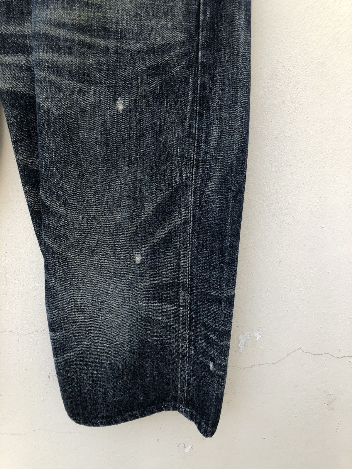 Neighborhood Neighborhood Japan Ripped Selvedge Denim Cropped Pant Size US 34 / EU 50 - 13 Thumbnail