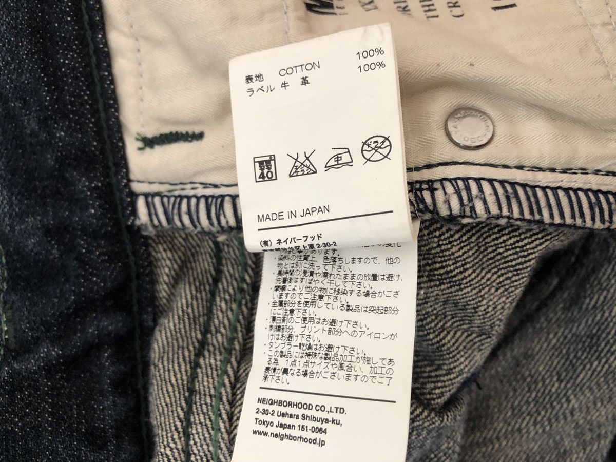 Neighborhood Neighborhood Japan Ripped Selvedge Denim Cropped Pant Size US 34 / EU 50 - 25 Thumbnail