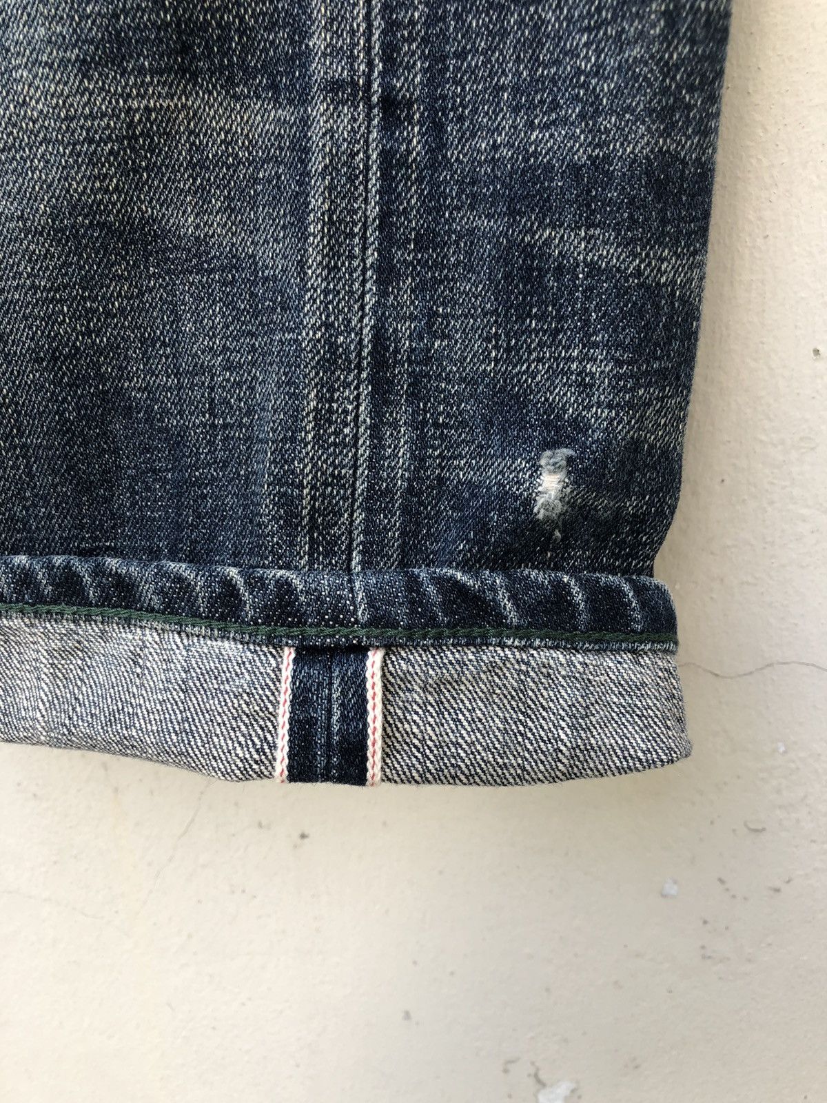 Neighborhood Neighborhood Japan Ripped Selvedge Denim Cropped Pant Size US 34 / EU 50 - 14 Thumbnail
