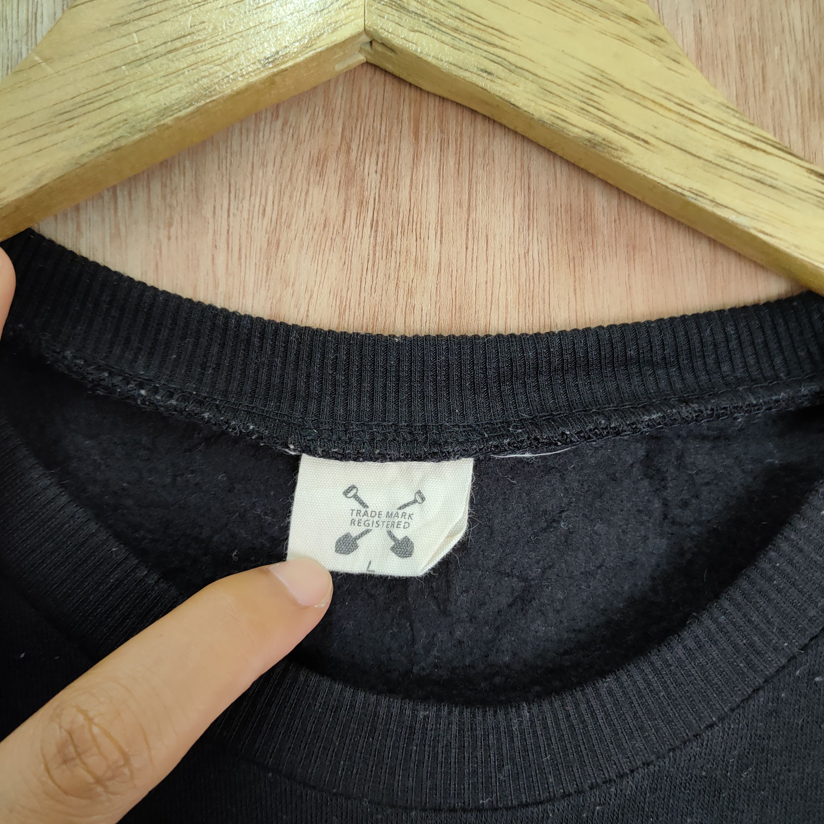 Japanese Brand VINTAGE USA TRADE MARK SWEATSHIRTS Size US L / EU 52-54 / 3 - 4 Thumbnail