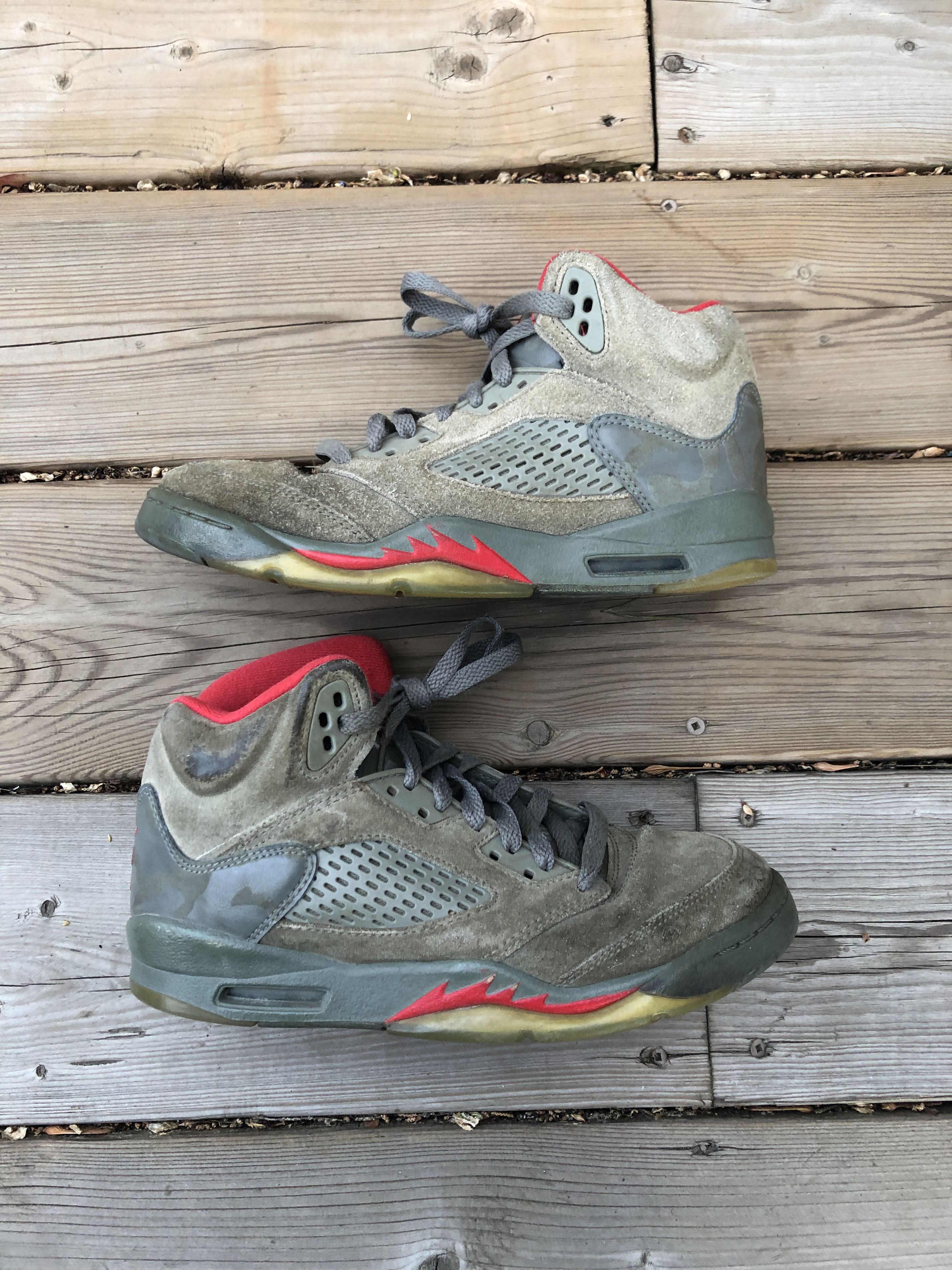 Jordan Brand RARE 2017 Air Jordan 5 Retro P51 Camo Size 5.5 Grailed