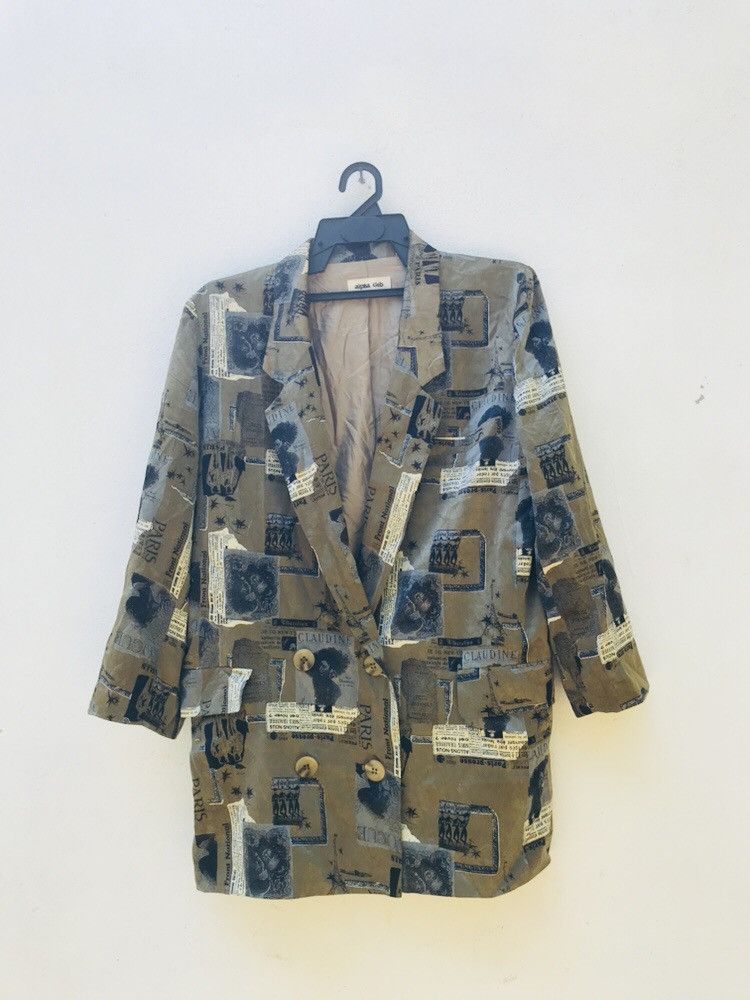 Japanese Brand × Vintage Vintage Alpha Club Designer Fashion Style Size L / US 10 / IT 46 - 1 Thumbnail