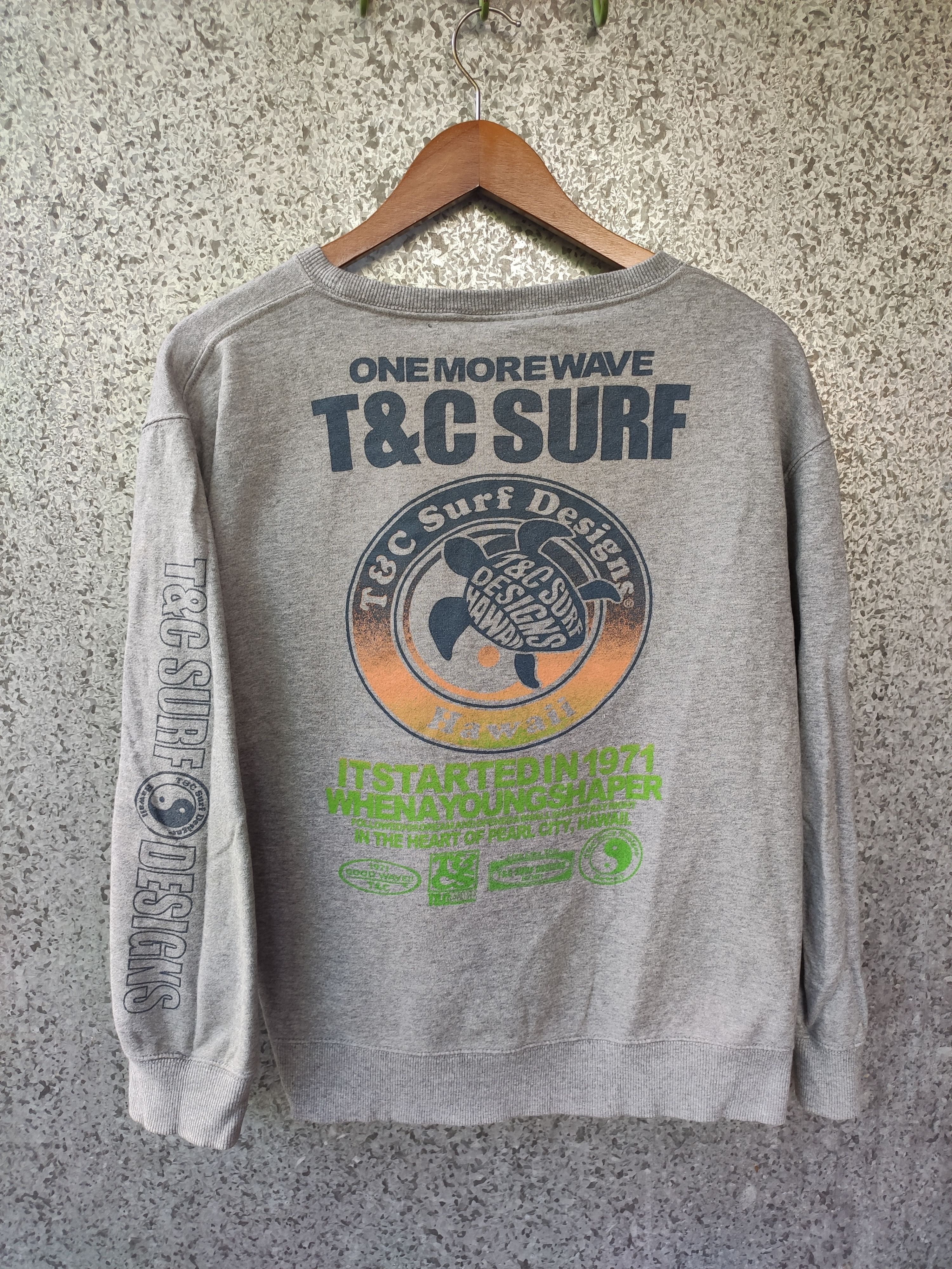 Sun Surf 🔥 Vintage 90s Vintage T&C sweatshirt big logo Size US M / EU 48-50 / 2 - 1 Thumbnail