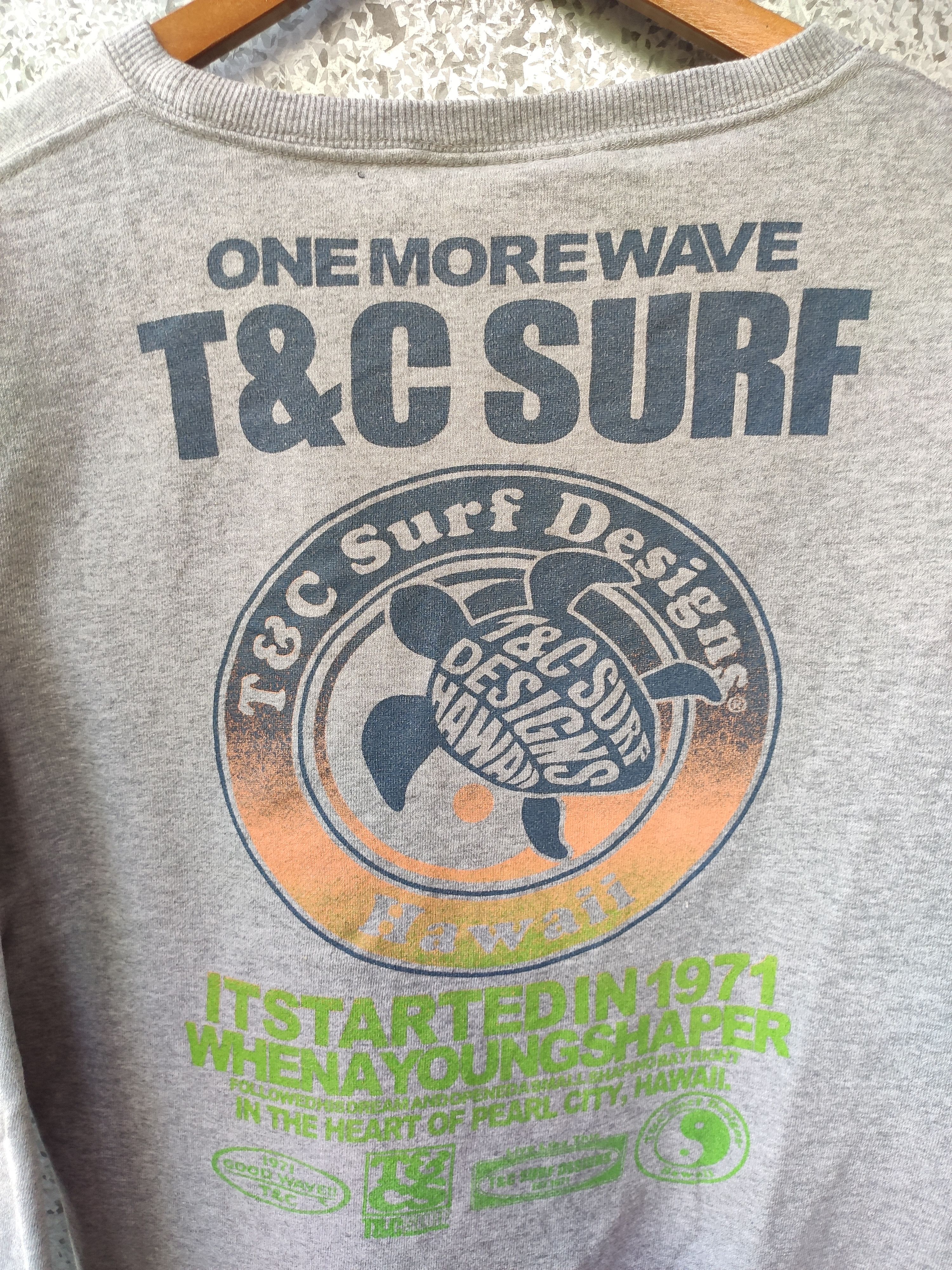 Sun Surf 🔥 Vintage 90s Vintage T&C sweatshirt big logo Size US M / EU 48-50 / 2 - 3 Thumbnail