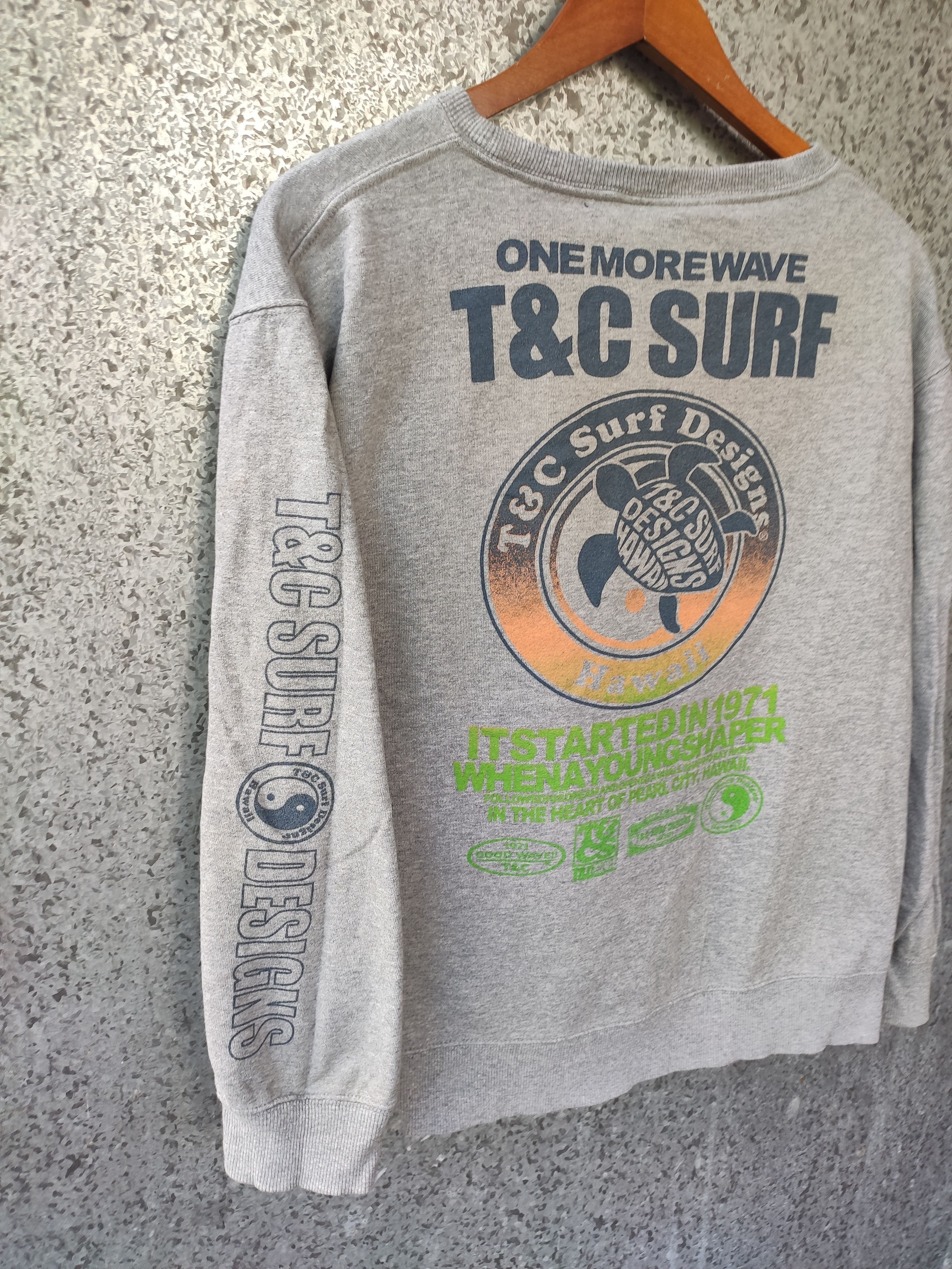 Sun Surf 🔥 Vintage 90s Vintage T&C sweatshirt big logo Size US M / EU 48-50 / 2 - 2 Thumbnail