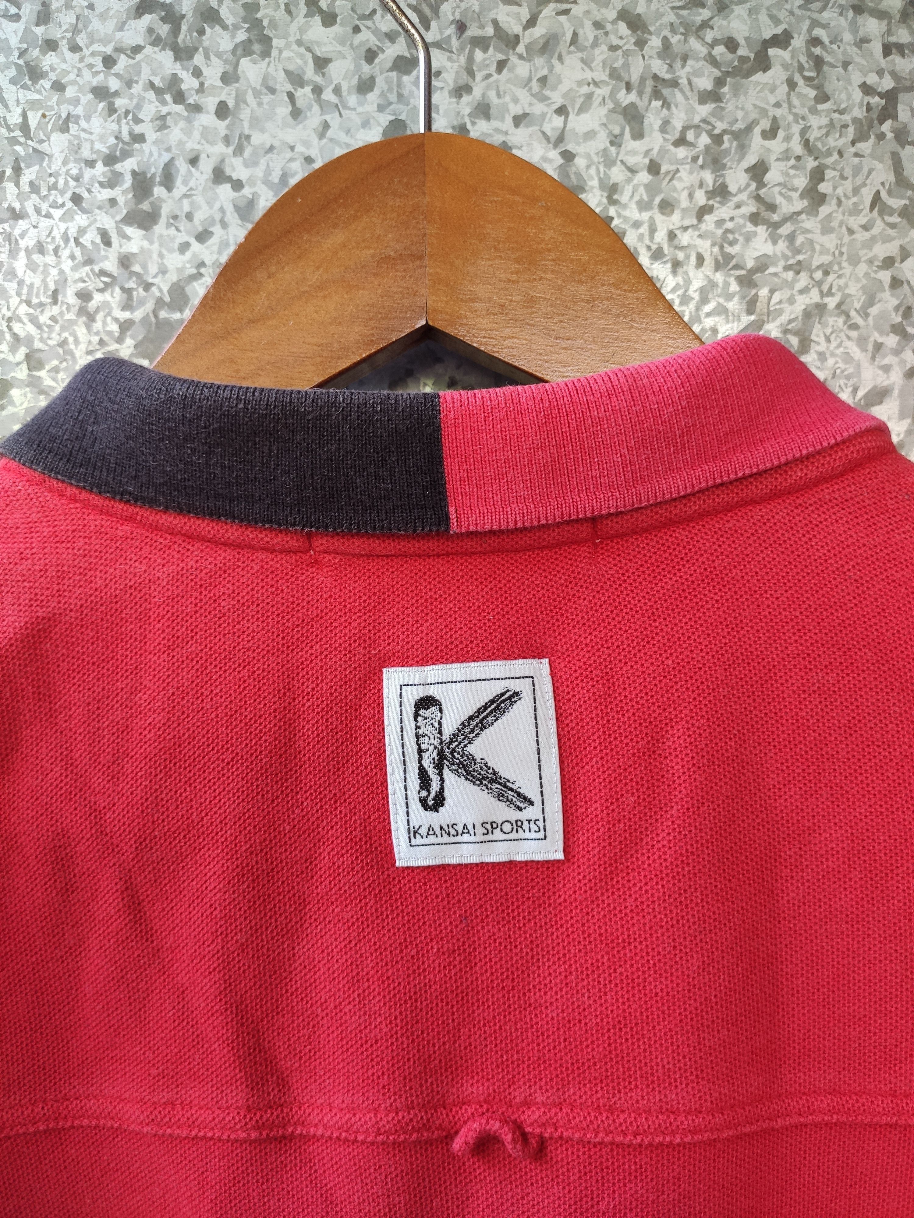 Kansai Yamamoto 🔥 Kansai Yamamoto polo t shirt Kansai sport half zipper Size US M / EU 48-50 / 2 - 3 Thumbnail