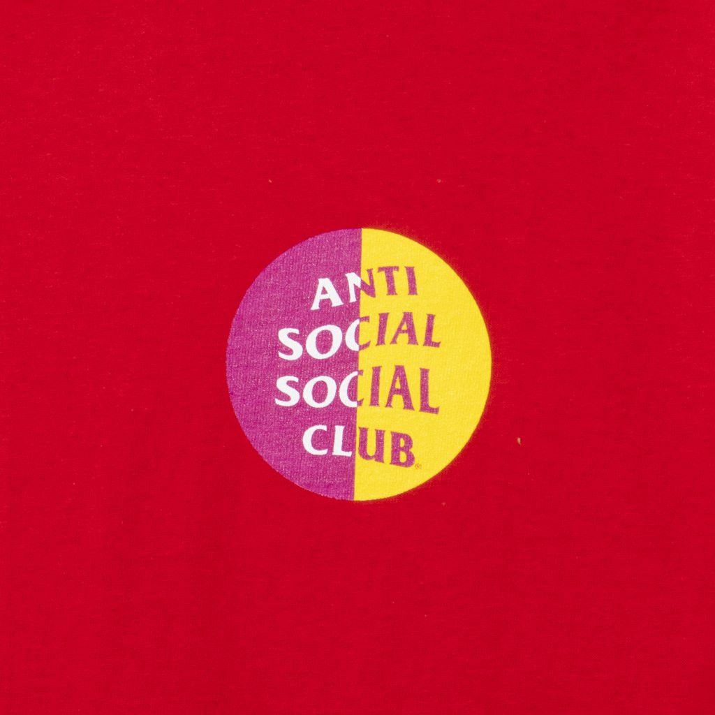 Anti Social Social Club DS ASSC Hypocrite Red Tee BAPE Kith Kaws FTP FOG CDG VLONE Size US XL / EU 56 / 4 - 5 Thumbnail