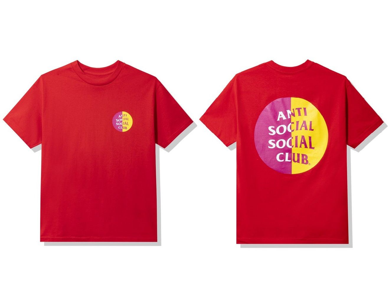 Anti Social Social Club DS ASSC Hypocrite Red Tee BAPE Kith Kaws FTP FOG CDG VLONE Size US XL / EU 56 / 4 - 6 Thumbnail