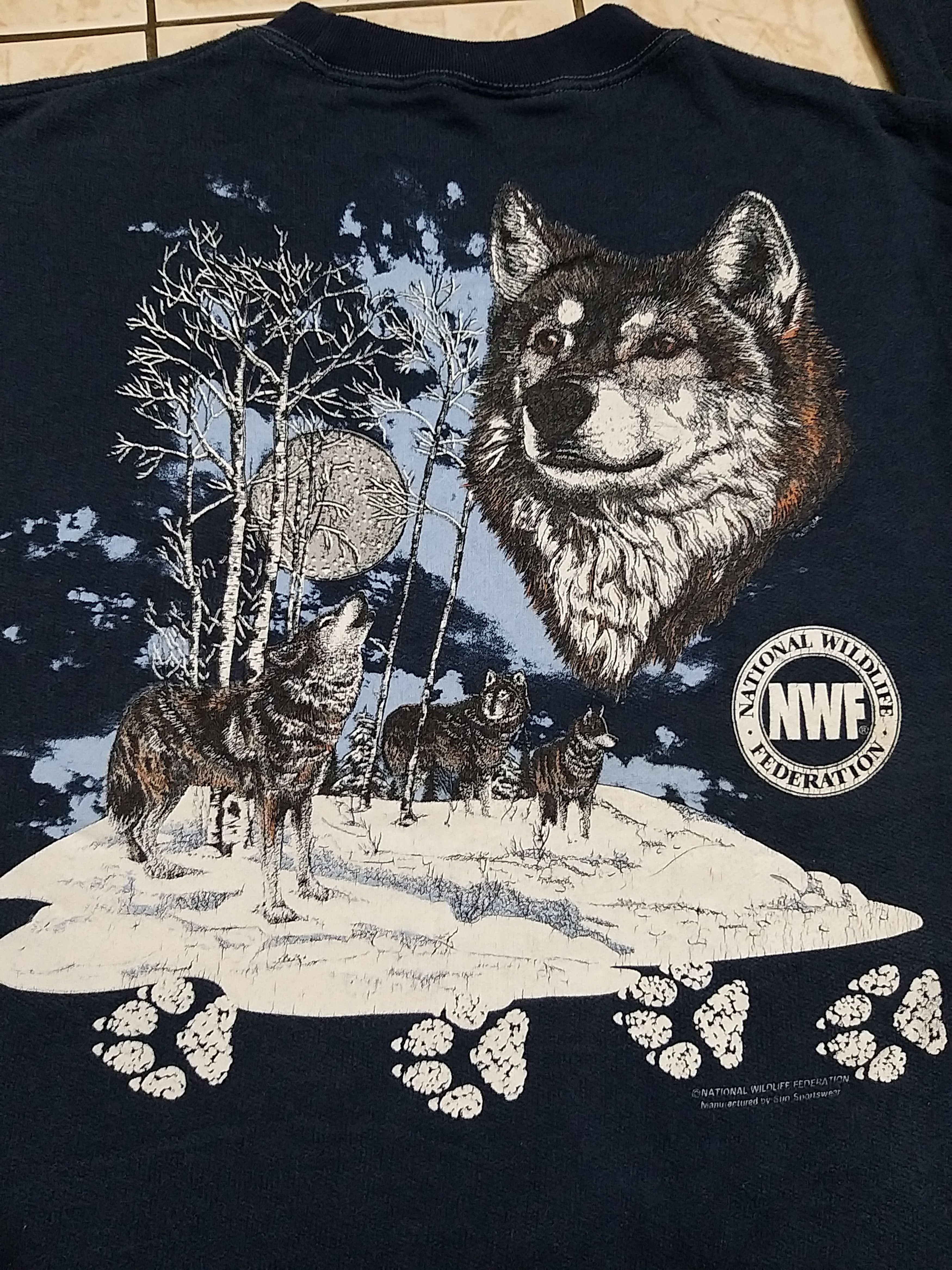 Vintage VINTAGE NATIONAL WILDLIFE FEDERATION NWF PULLOVER SWEATSHIRT Size US M / EU 48-50 / 2 - 3 Thumbnail