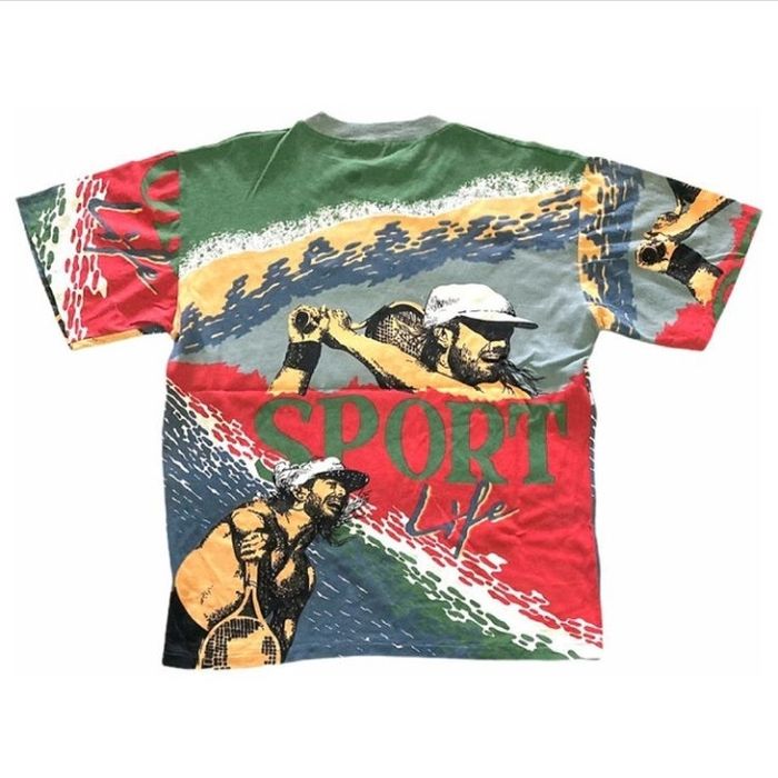 Vintage 90s Andre Agassi All Over Print Tee Grailed 3974