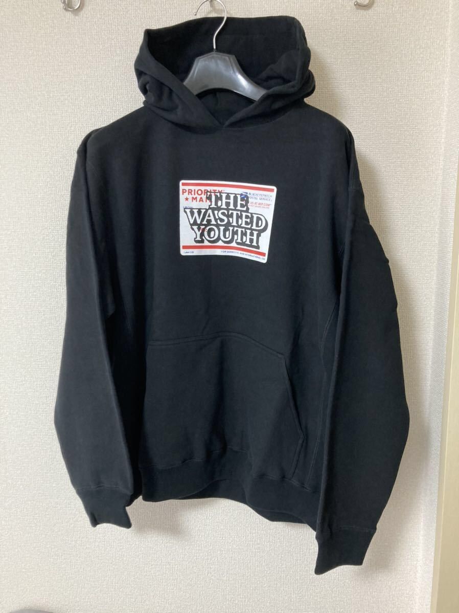 Wasted Youth x BEP PRIORITY LABEL HOODIE OLIVE - メンズファッション