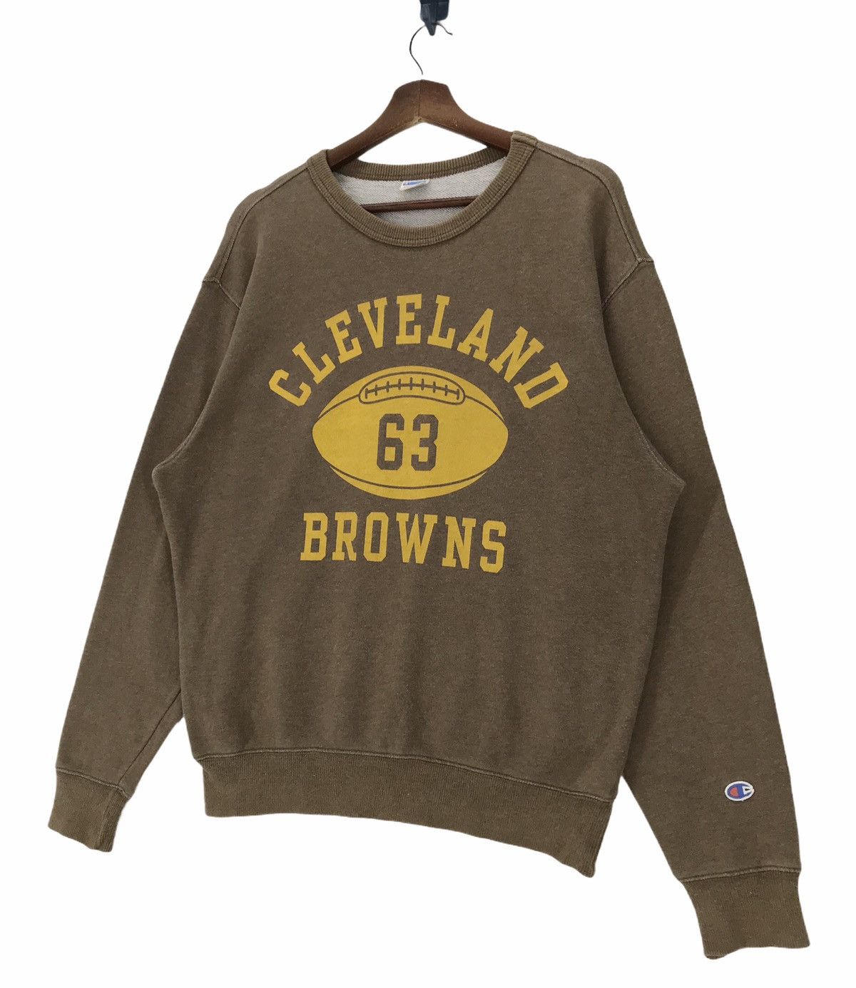 NFL Vintage Cleveland Browns American Football Team Sweatshirt Size US M / EU 48-50 / 2 - 2 Thumbnail