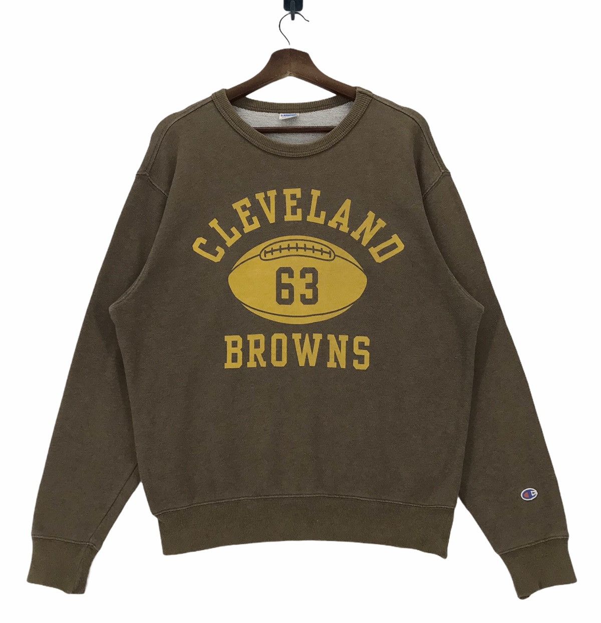 NFL Vintage Cleveland Browns American Football Team Sweatshirt Size US M / EU 48-50 / 2 - 1 Thumbnail