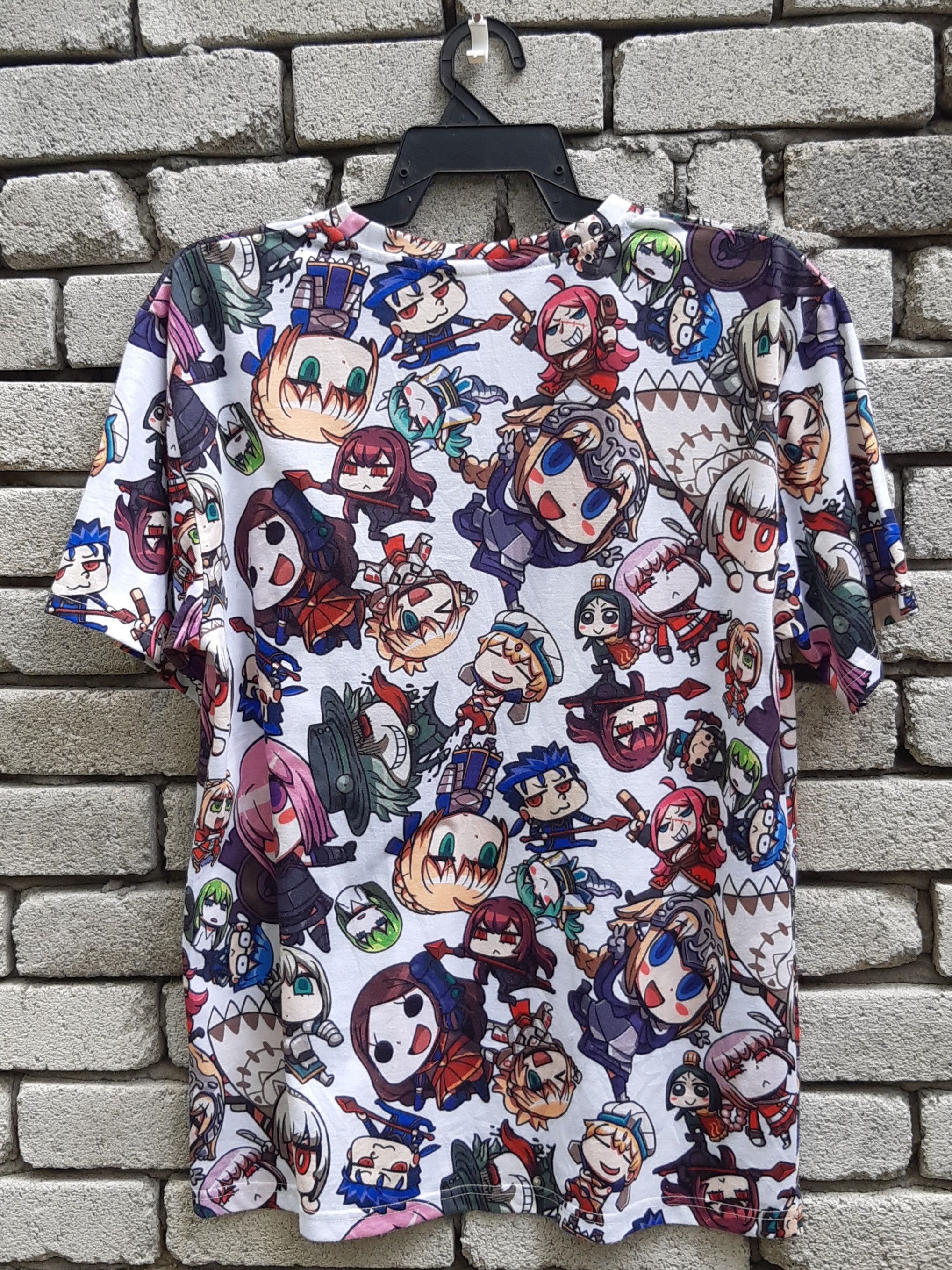 Anime × Cartoon Network Rare!! Fate/Grand Order Full Print Mangga/Anime tshirt Size US M / EU 48-50 / 2 - 5 Thumbnail