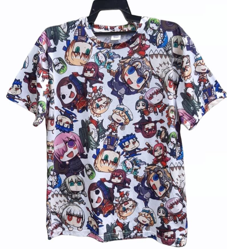 Rare!! Fate/Grand Order Full Print Mangga/Anime tshirt