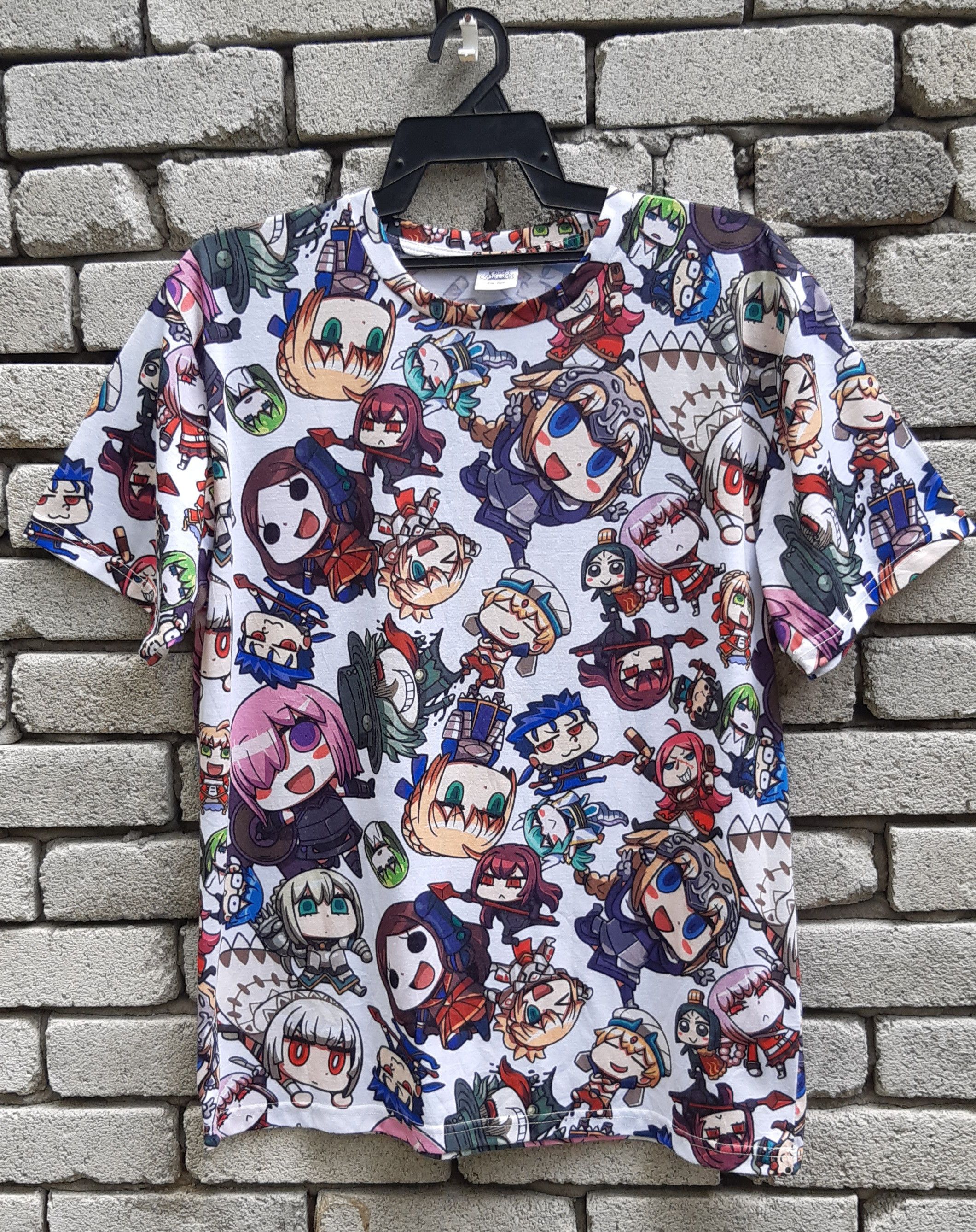 Anime × Cartoon Network Rare!! Fate/Grand Order Full Print Mangga/Anime tshirt Size US M / EU 48-50 / 2 - 2 Thumbnail