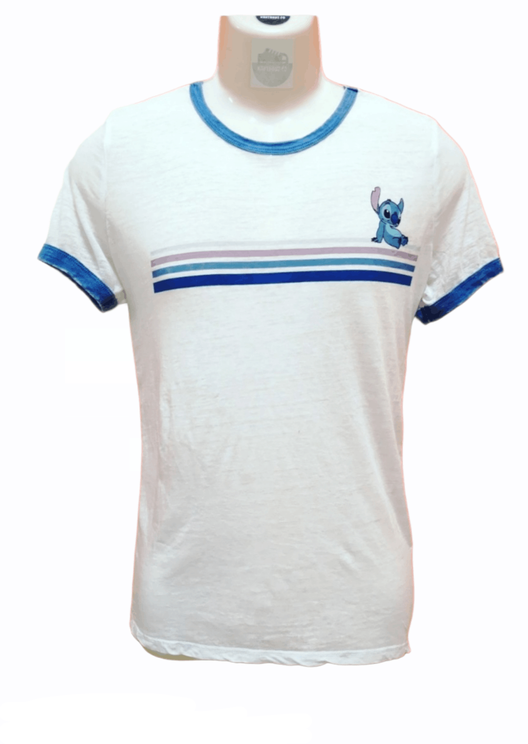 Cartoon Network VINTAGE DISNEY LILO & STICH SEE-THROUGH RINGER TEE Size US L / EU 52-54 / 3 - 2 Thumbnail