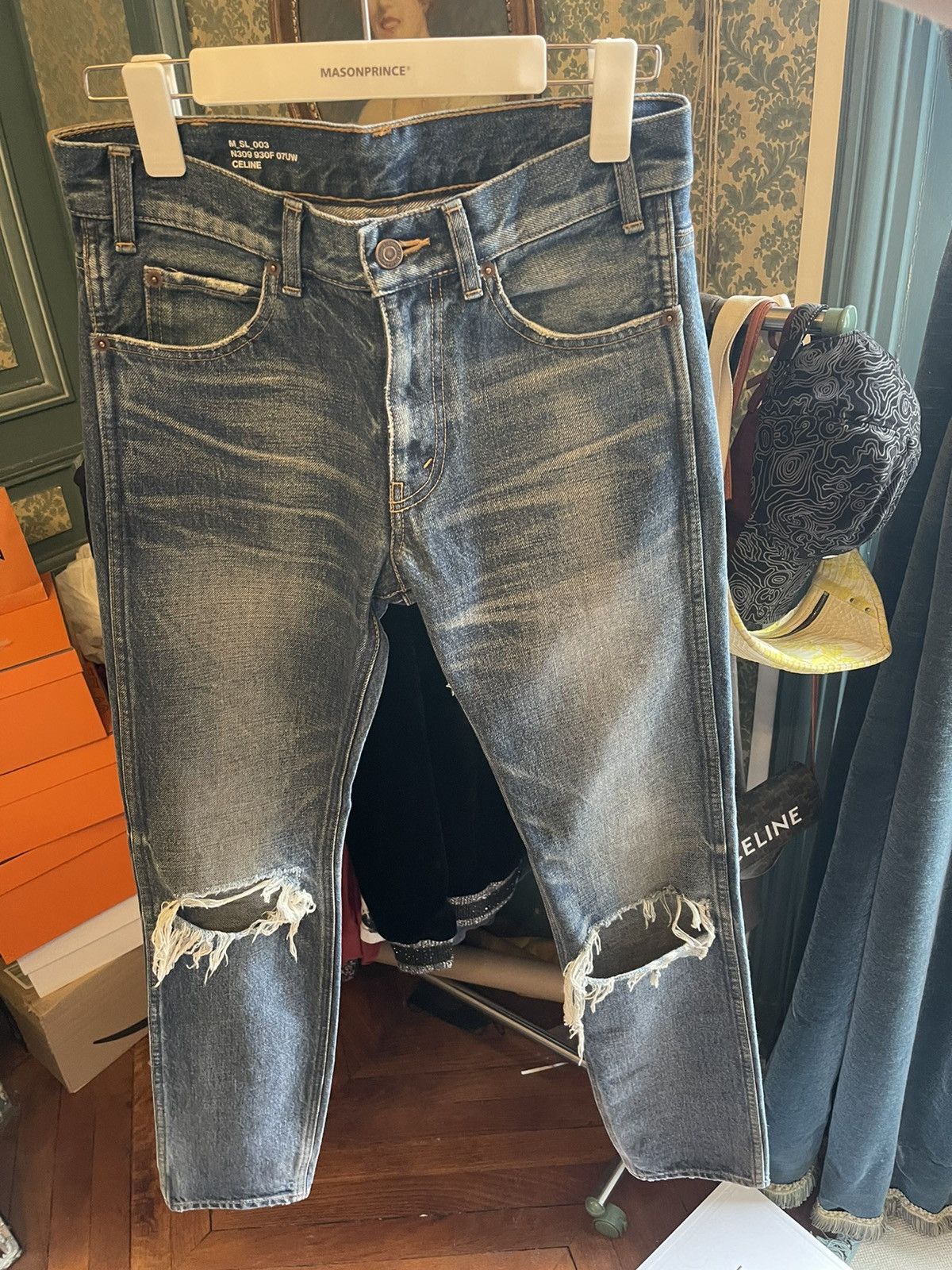 CELINE UNION WASH BAGGY DENIM – OBTAIND