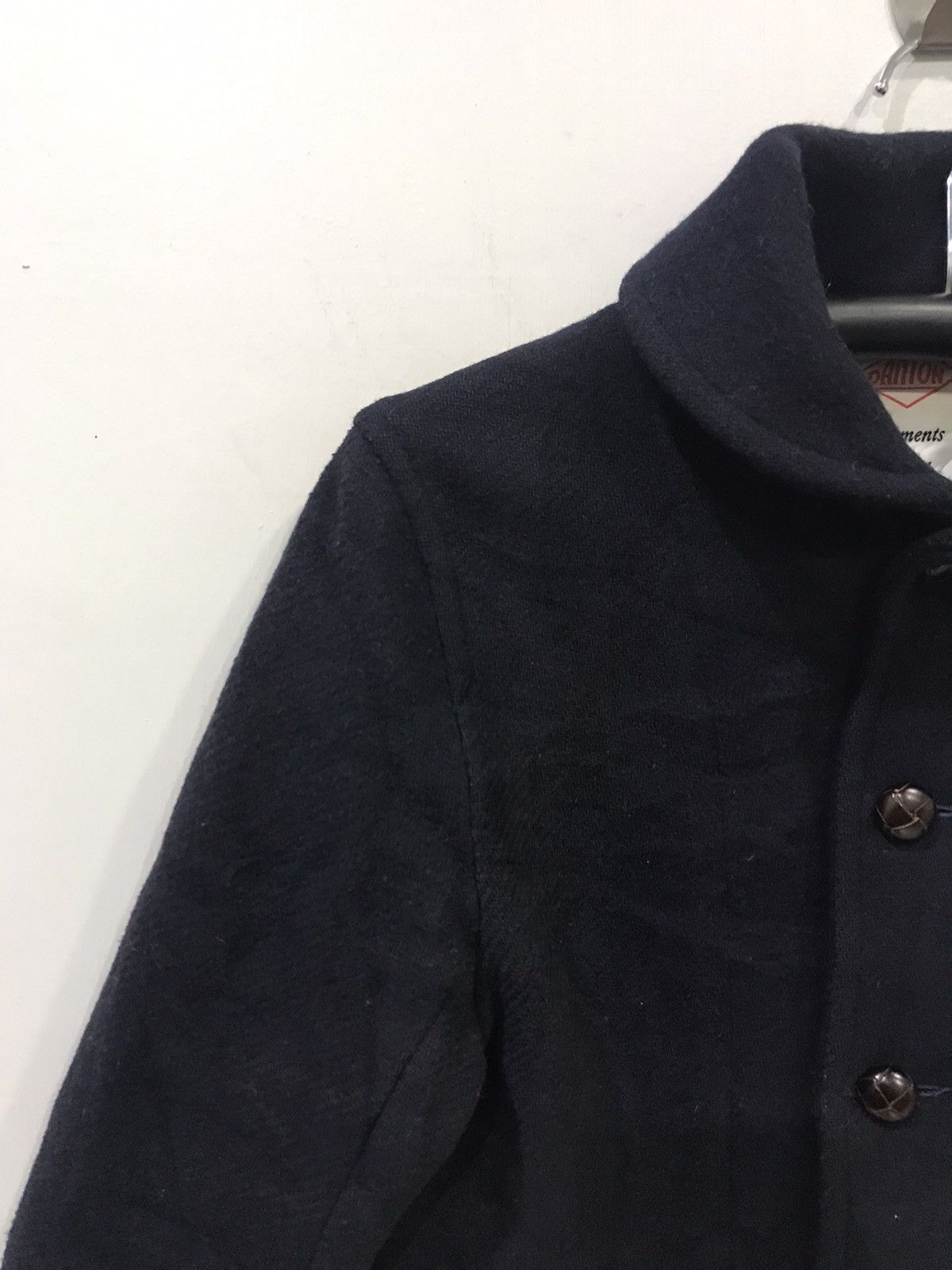 Danton DANTON Shawl Collar Navy Peacoat Size US M / EU 48-50 / 2 - 4 Thumbnail