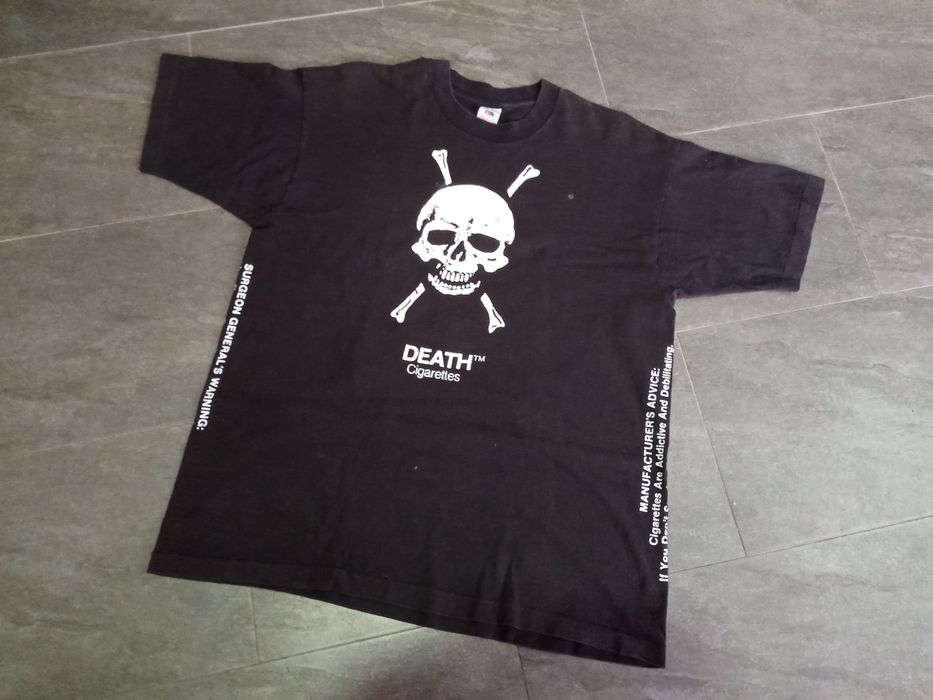 Vintage Vintage 90's DEATH CIGARETTES as worn by Tupac t-shirt