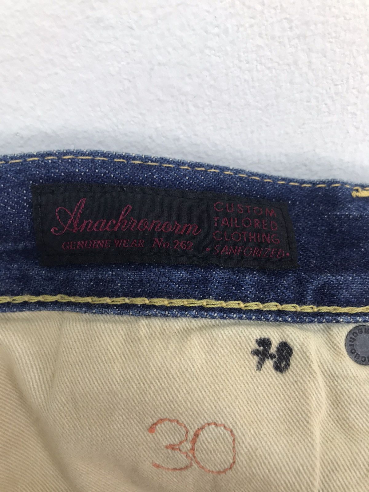Hysteric Glamour Anachronorm Custom Tailored Clothing Denim Jeans Size US 30 / EU 46 - 14 Thumbnail