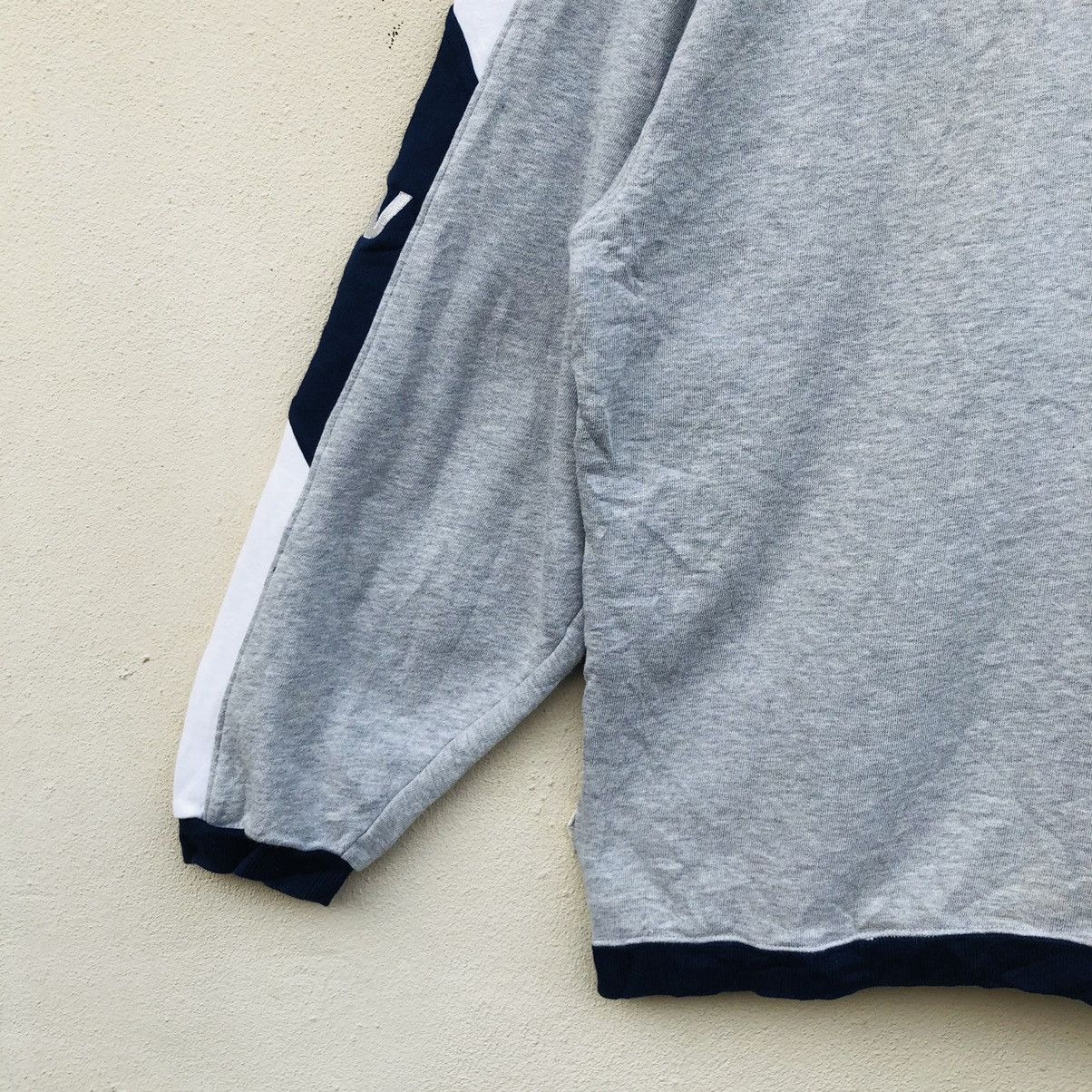 New Balance Vintage NEW BALANCE EMBROIDERED LOGO 1/4 Half Zip Sweater Size US L / EU 52-54 / 3 - 5 Thumbnail