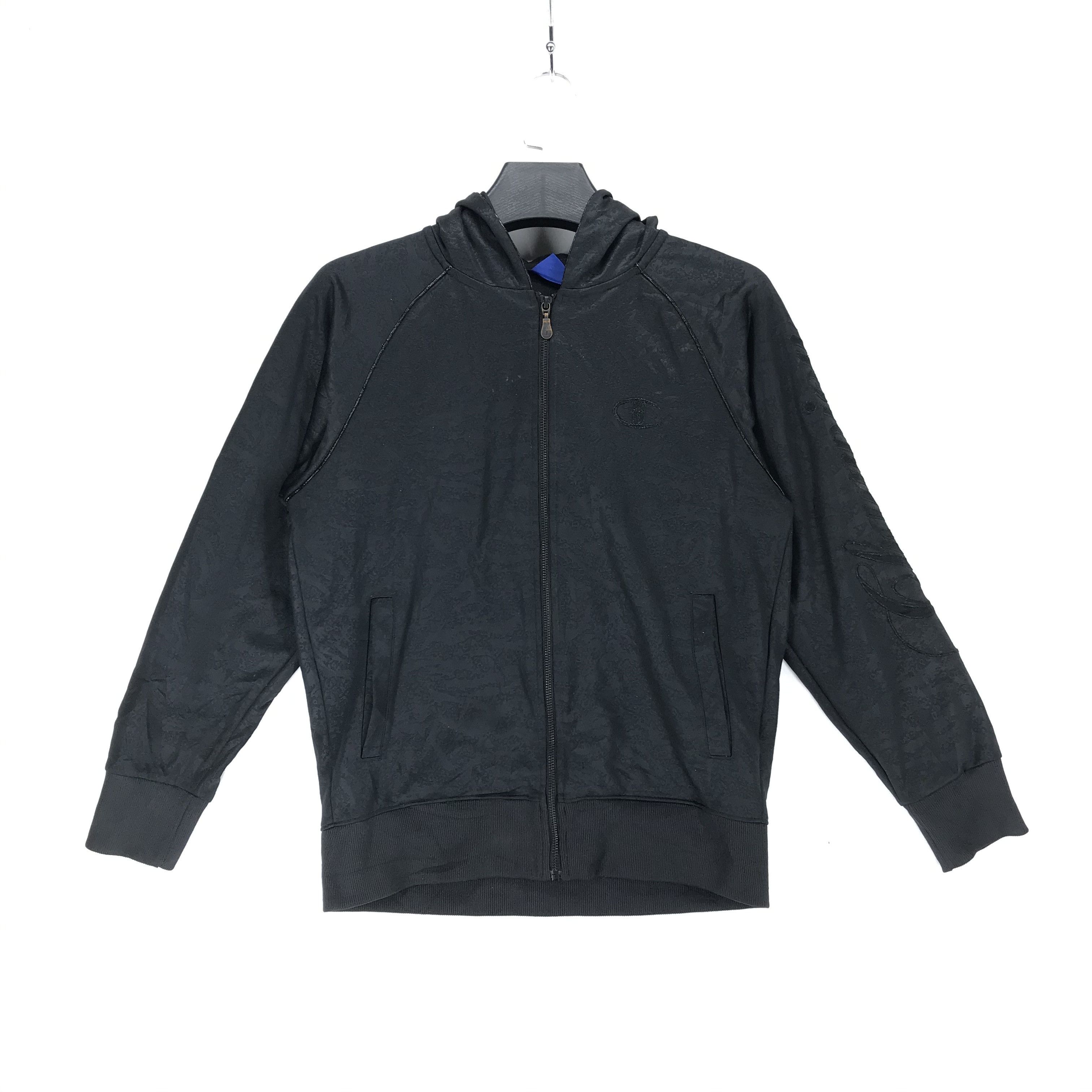 Champion Champion Sleeve Big Logo Zipper Light Hoodies #S329-15 Size US M / EU 48-50 / 2 - 1 Thumbnail