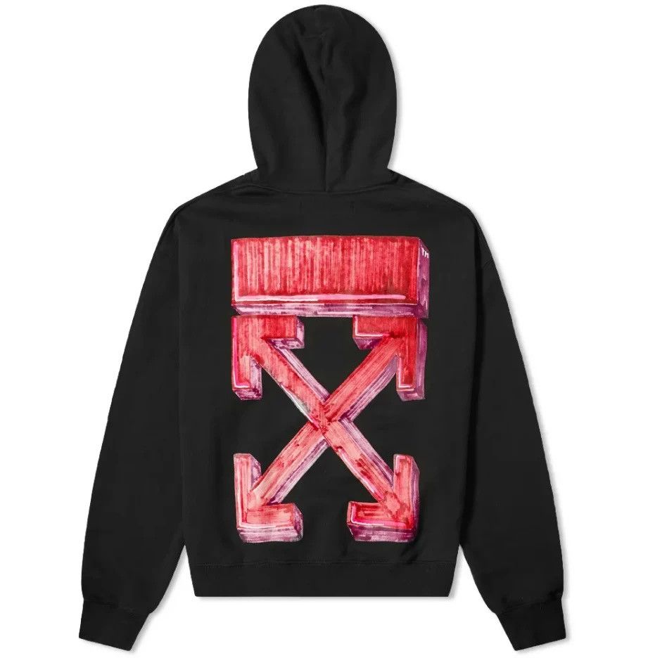 Off white marker arrows hoodie hotsell