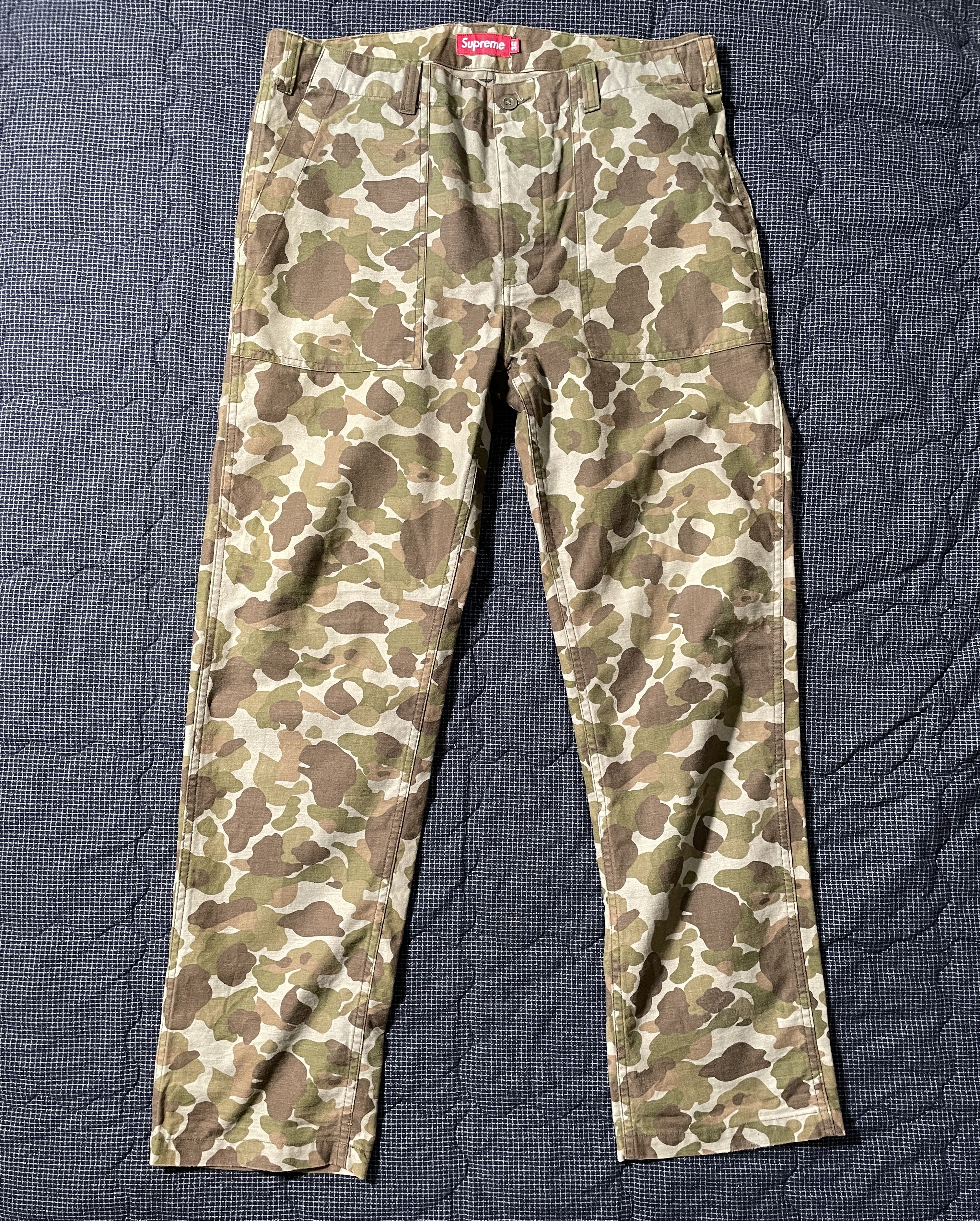 Supreme Supreme SS12 Woodland Duck Camo Field Pants 36 | Grailed