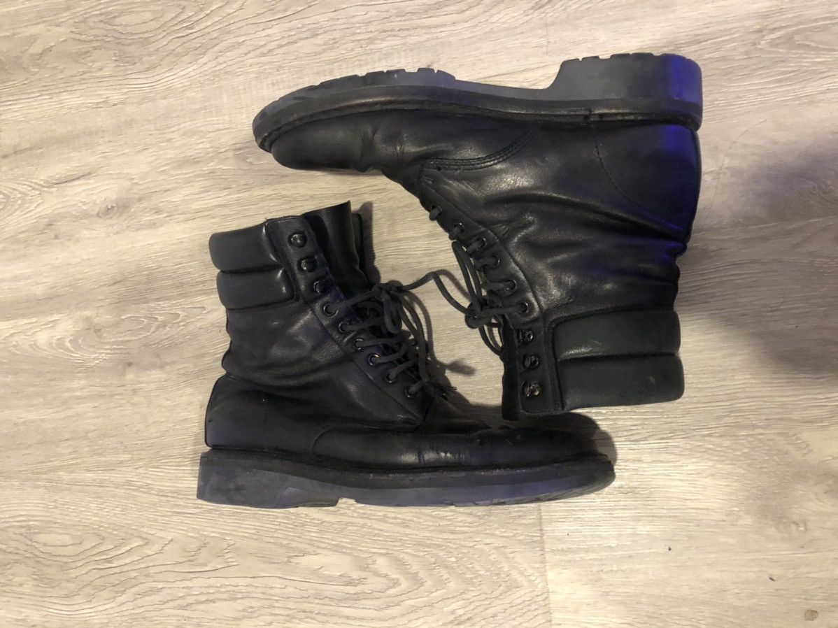 Saint Laurent Paris SLP Combat Boots black leather trekker 43EU | Grailed