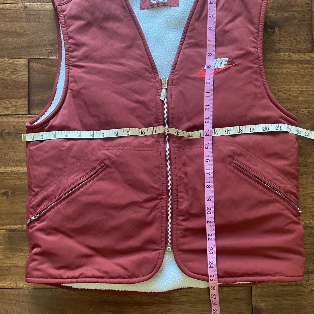 Supreme Nike reversible nylon Sherpa vest | Grailed