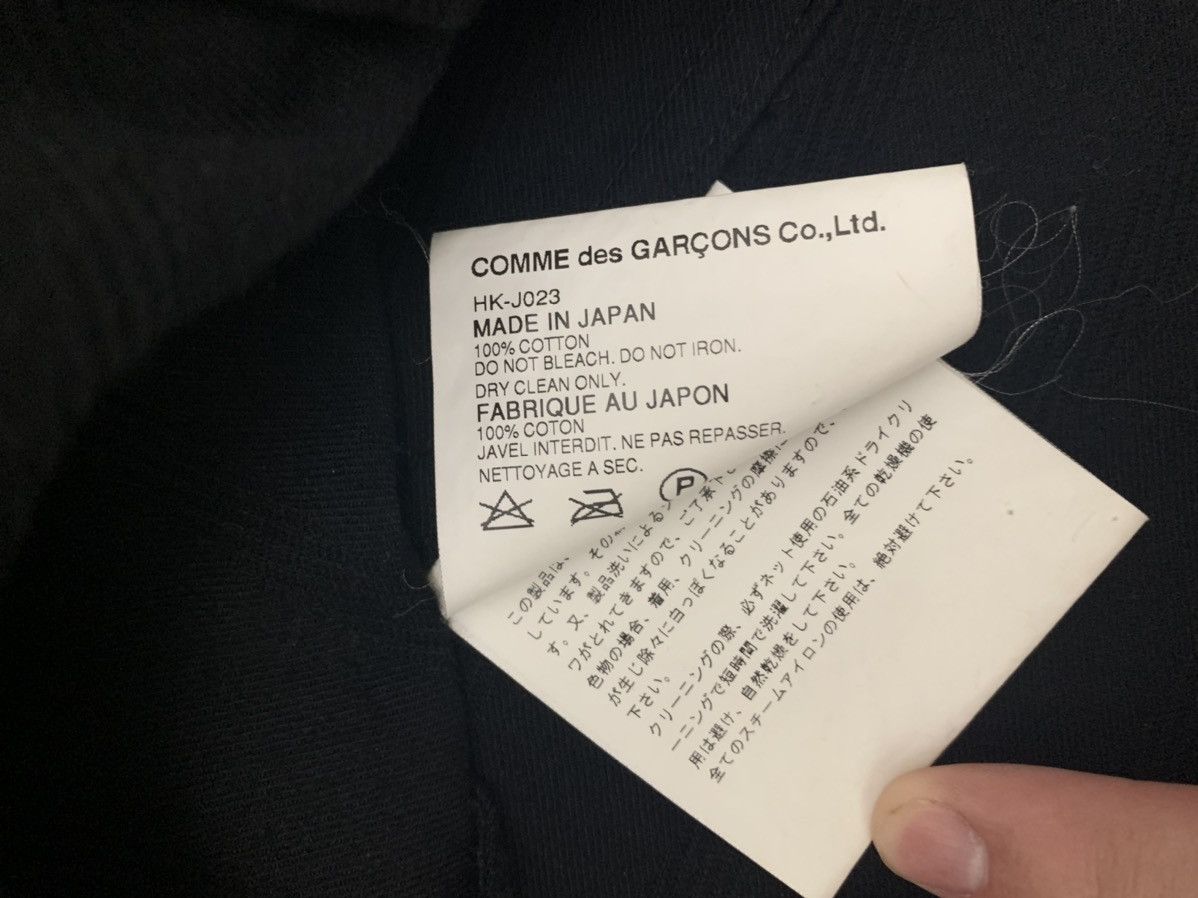Comme des Garcons CDG Black Pinstripe Detail Jacket Size US M / EU 48-50 / 2 - 2 Thumbnail