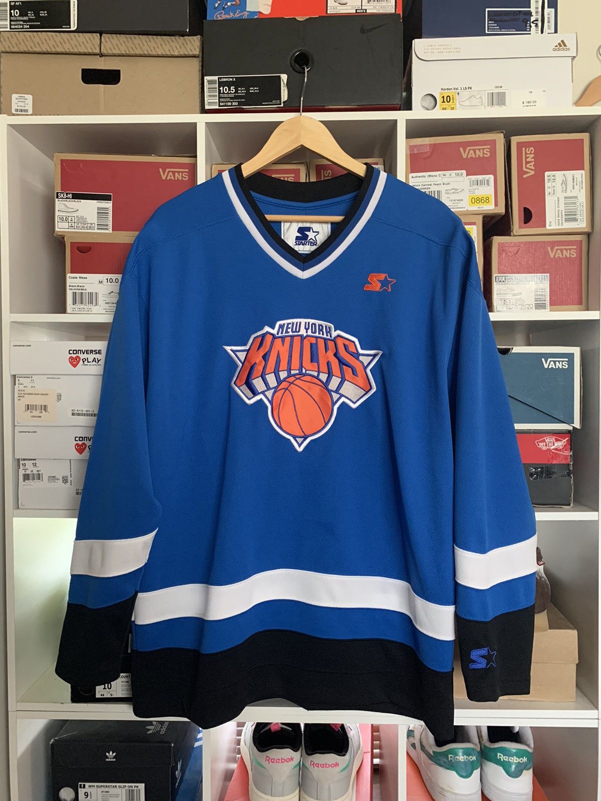 Starter NY Knicks Hockey Jersey Grailed