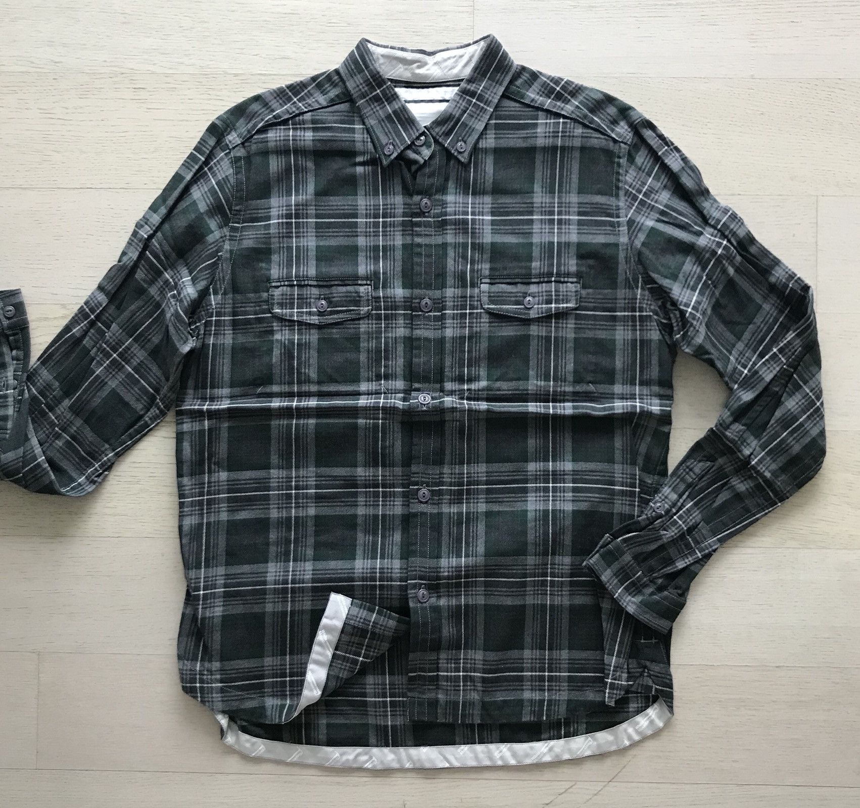 White Mountaineering Plaid Flannel Shirt Size US L / EU 52-54 / 3 - 1 Thumbnail