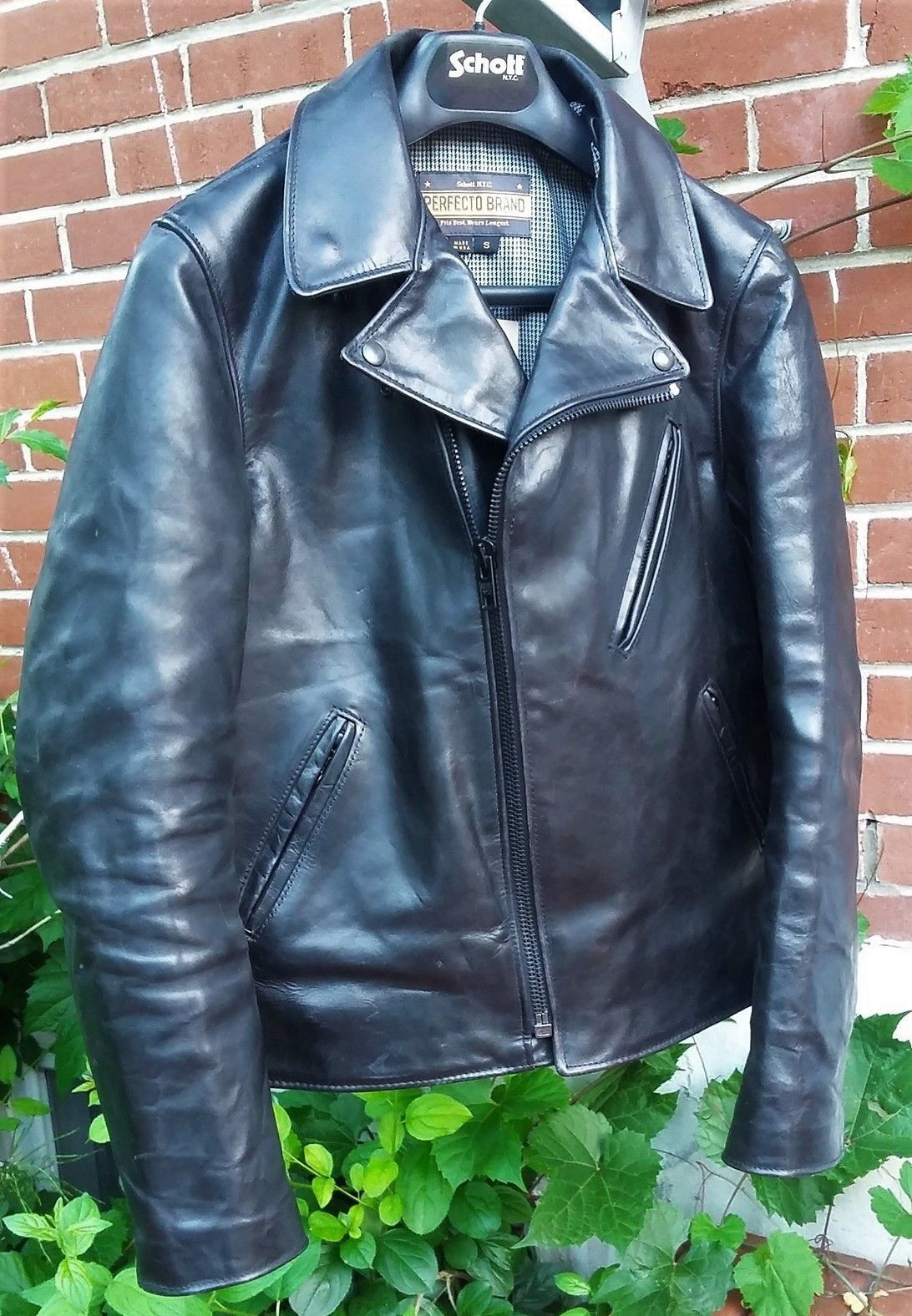 Schott Horween Horsehide Clean Perfecto Leather Jacket Grailed