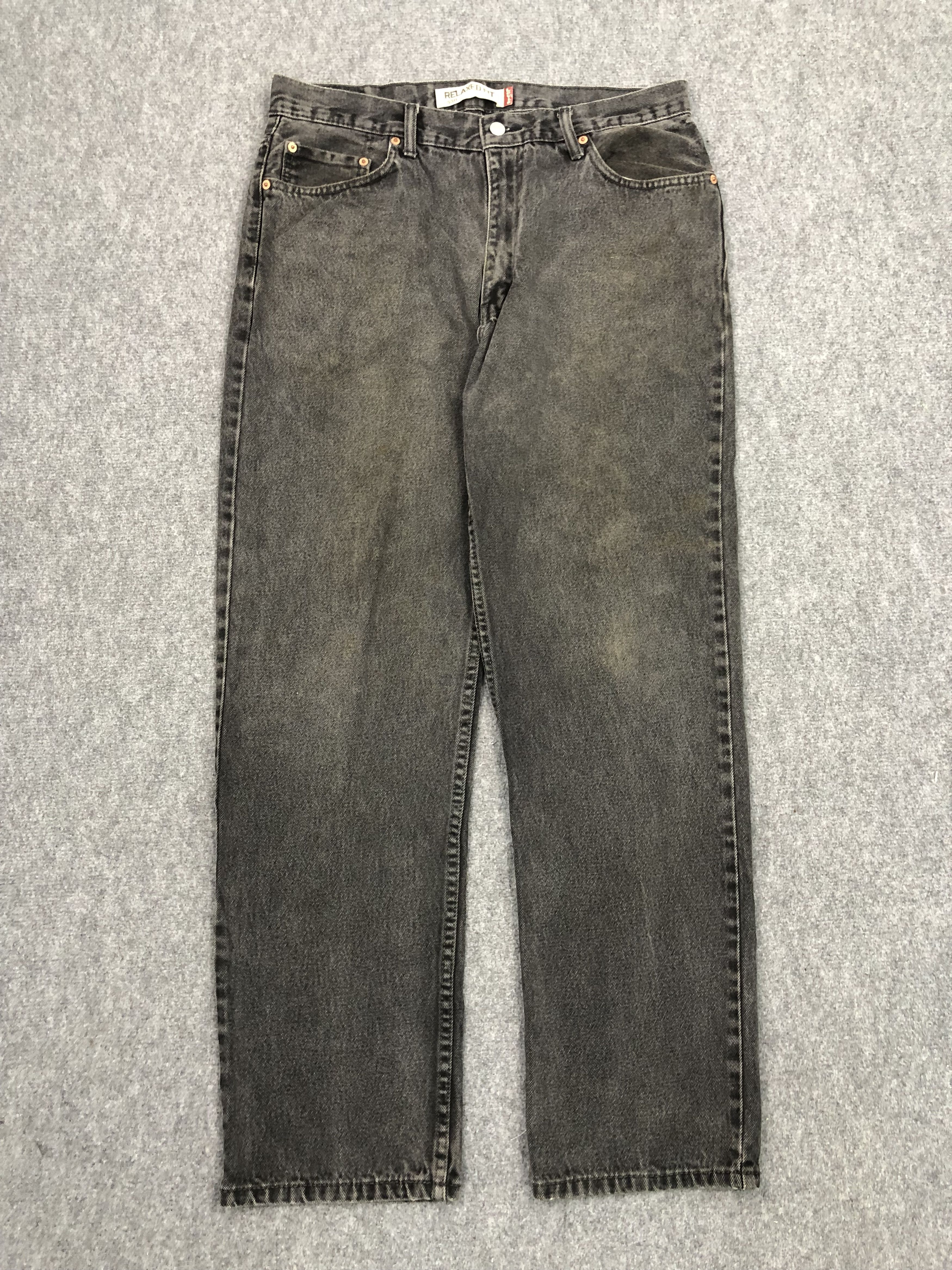Levi's × Vintage Vintage Levis 550 Relaxed Fit Black Denim DP0267 Size US 36 / EU 52 - 1 Thumbnail